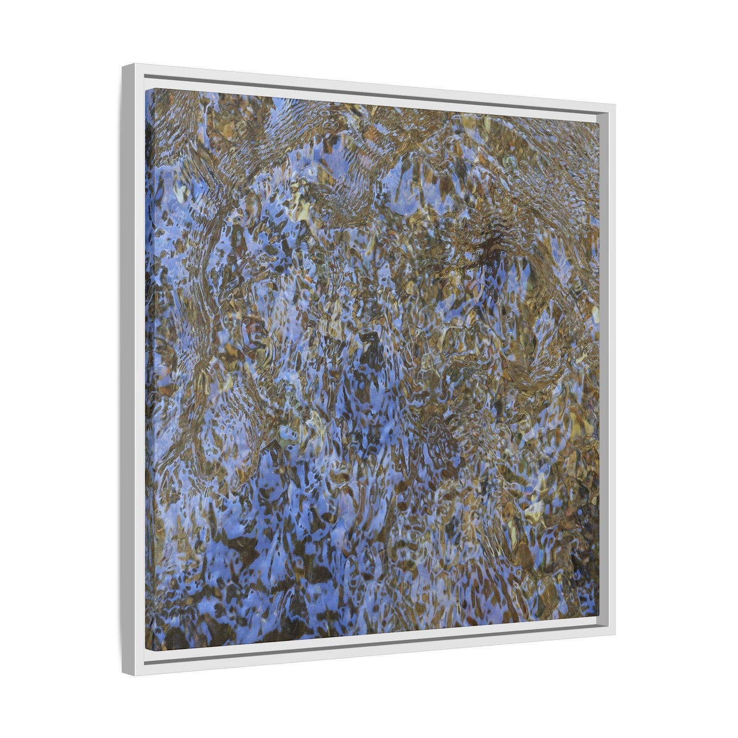 Aquatic Reflections - Unique Stretched Canvas Wall Art