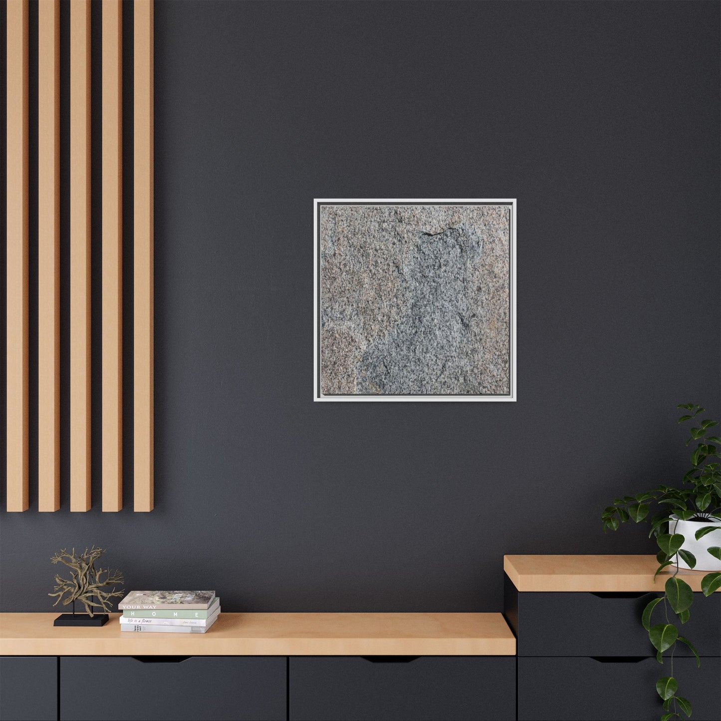 Stone Symphony - Unique Stretched Canvas Wall Art