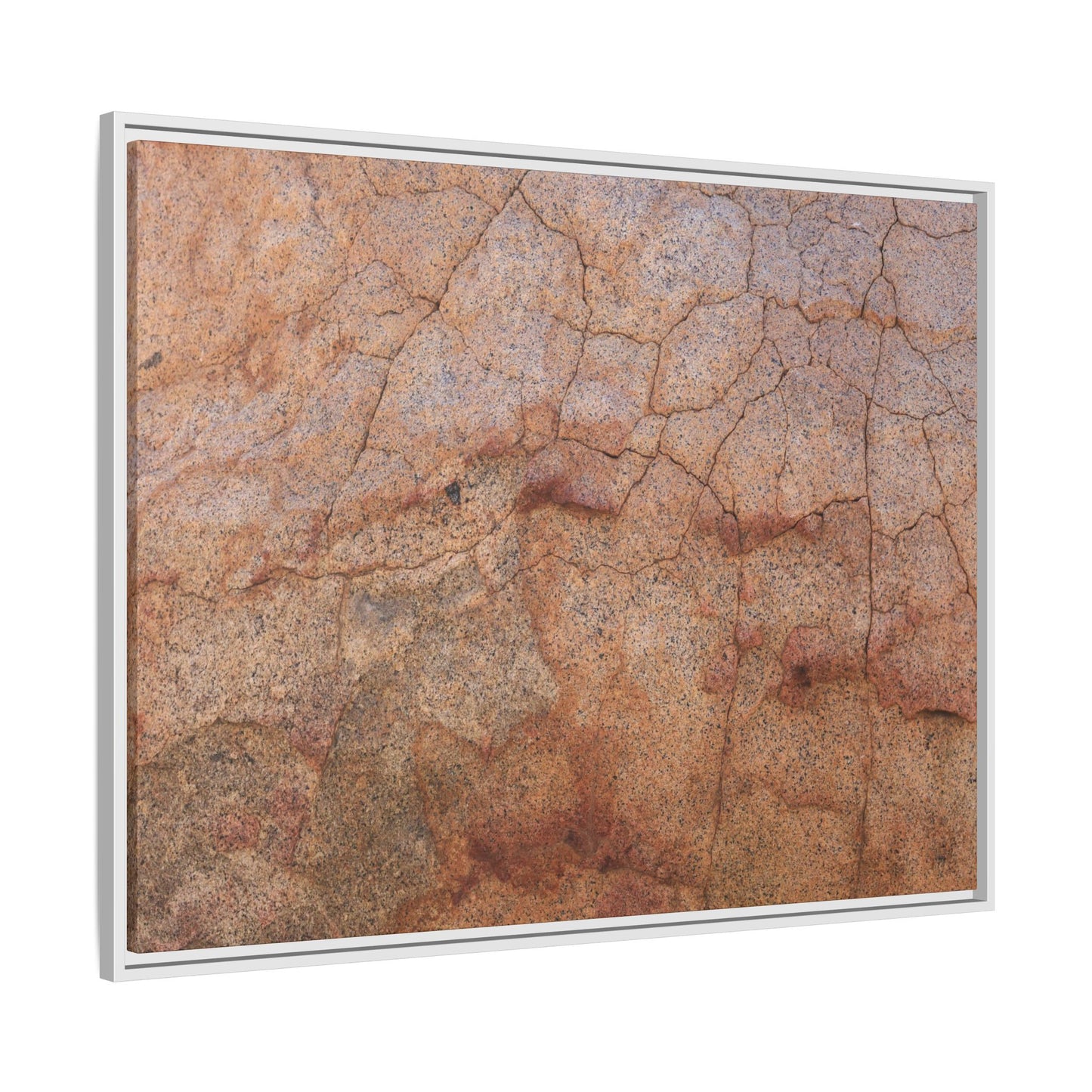 Russet Fissures - Unique Stretched Canvas Wall Art