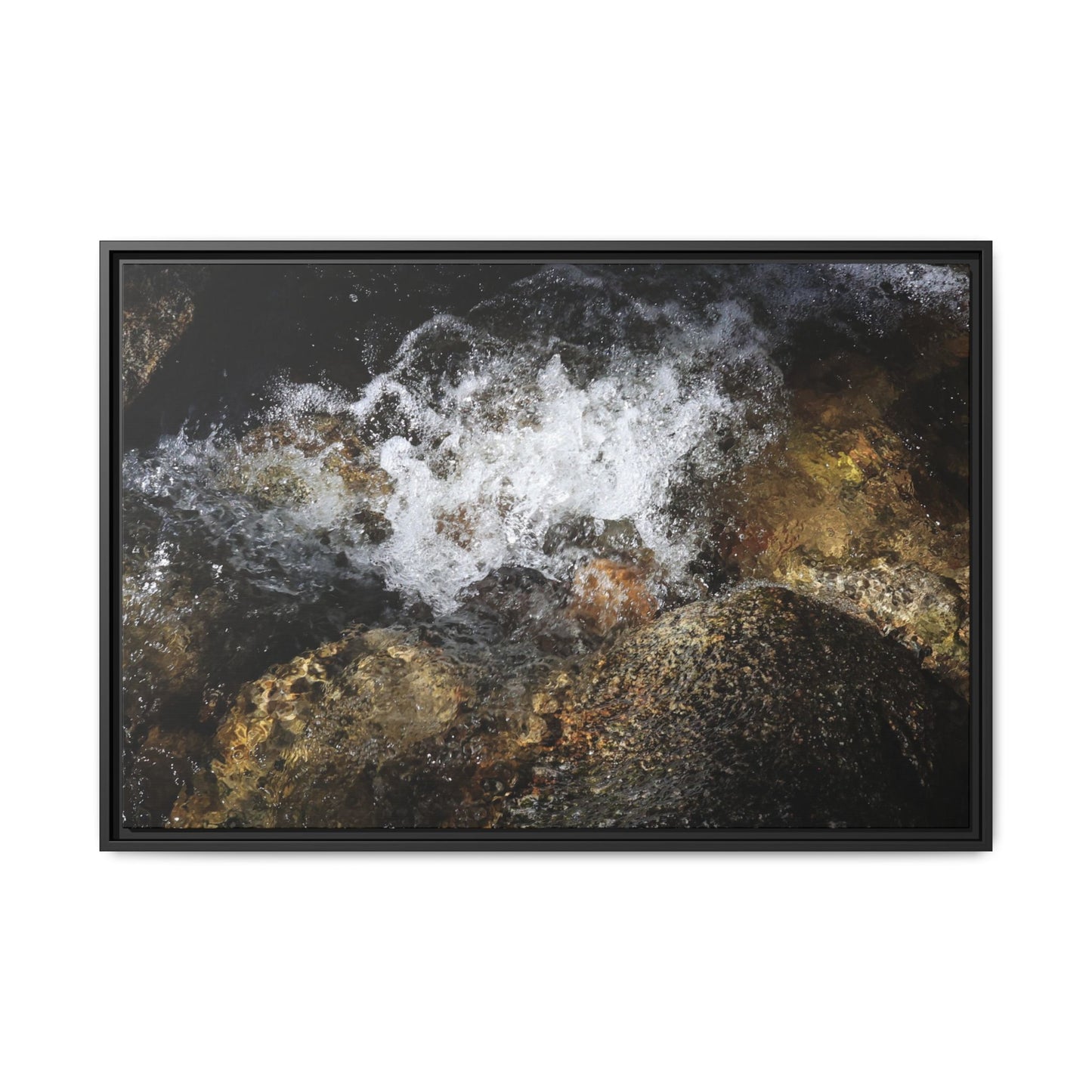 Cascading Momentum - Unique Stretched Canvas Wall Art