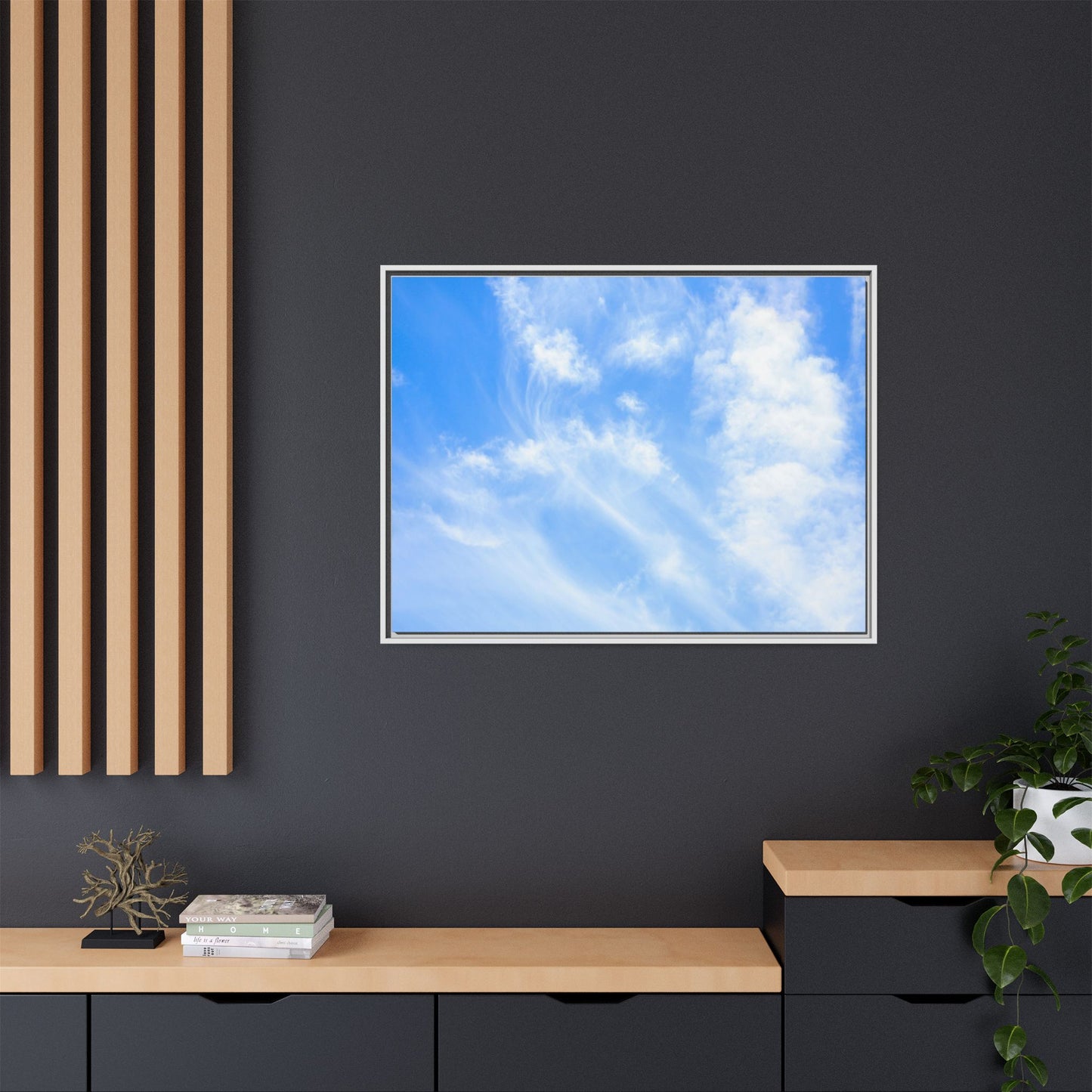 Azure Dreaming - Unique Stretched Canvas Wall Art