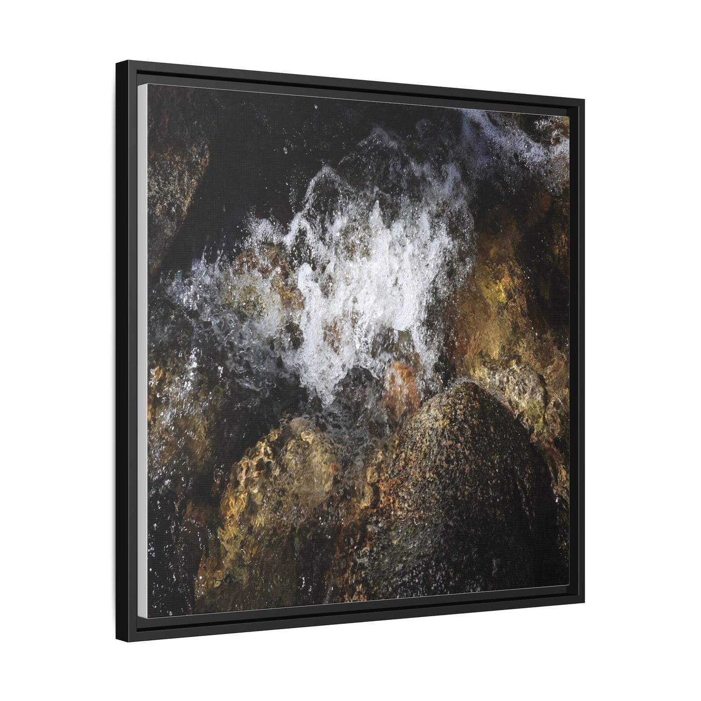 Cascading Momentum - Unique Stretched Canvas Wall Art