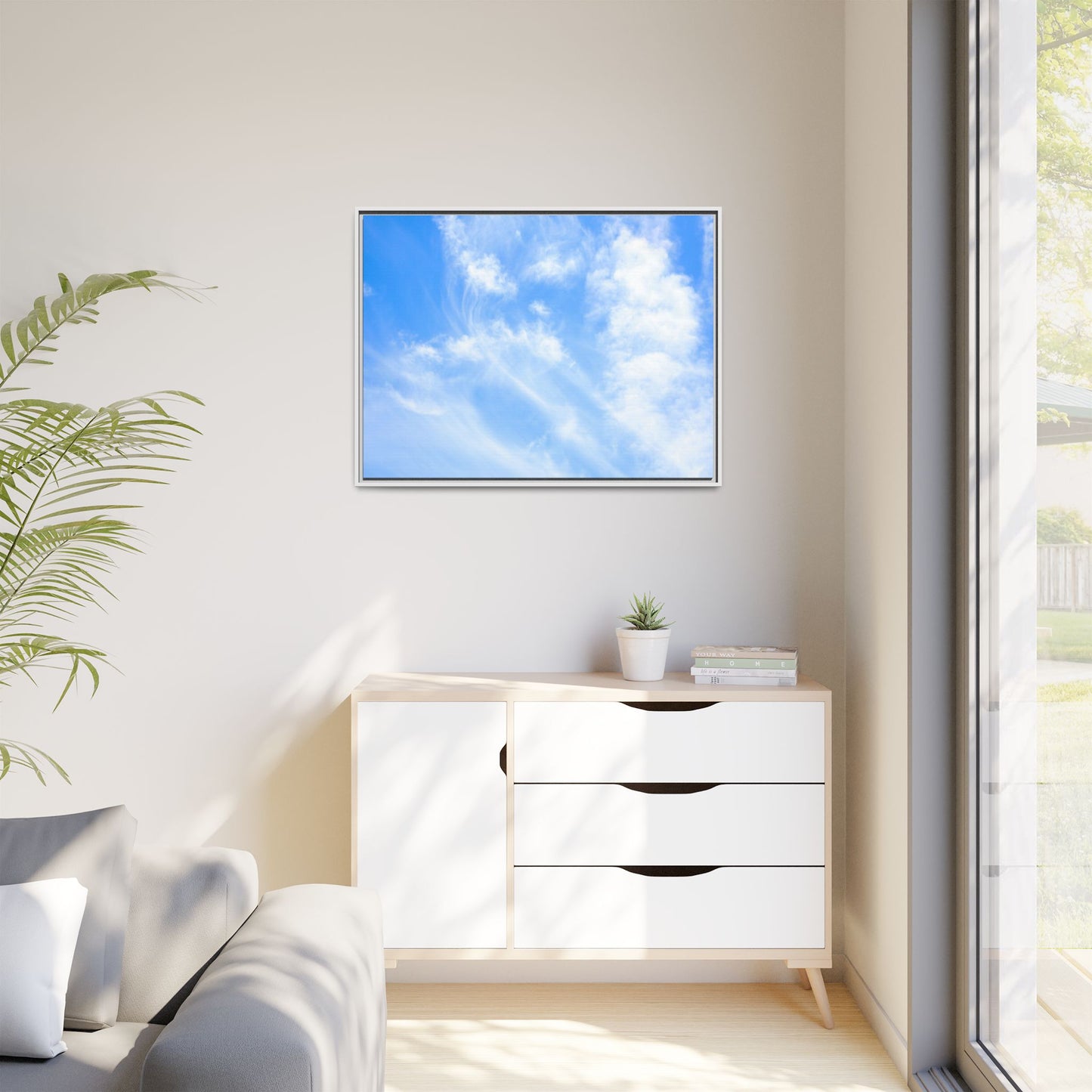 Azure Dreaming - Unique Stretched Canvas Wall Art
