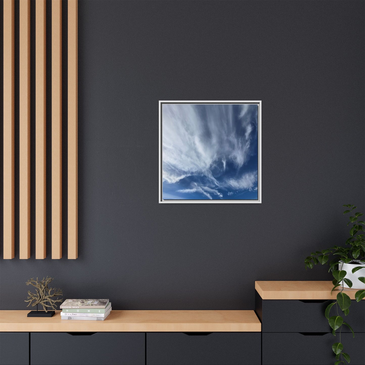 Ethereal Skies - Unique Stretched Canvas Wall Art