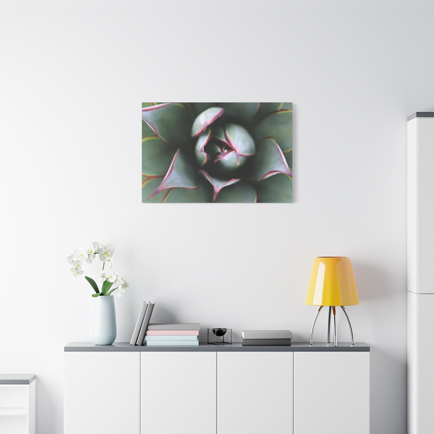 Emerald Spiral - Unique Frameless Canvas Wall Art