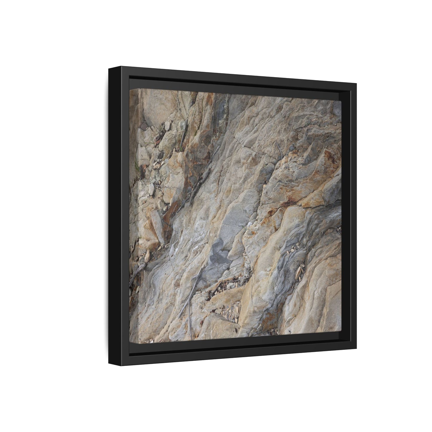 Layers of Earth's History - Unique Stretched Canvas Wall Art