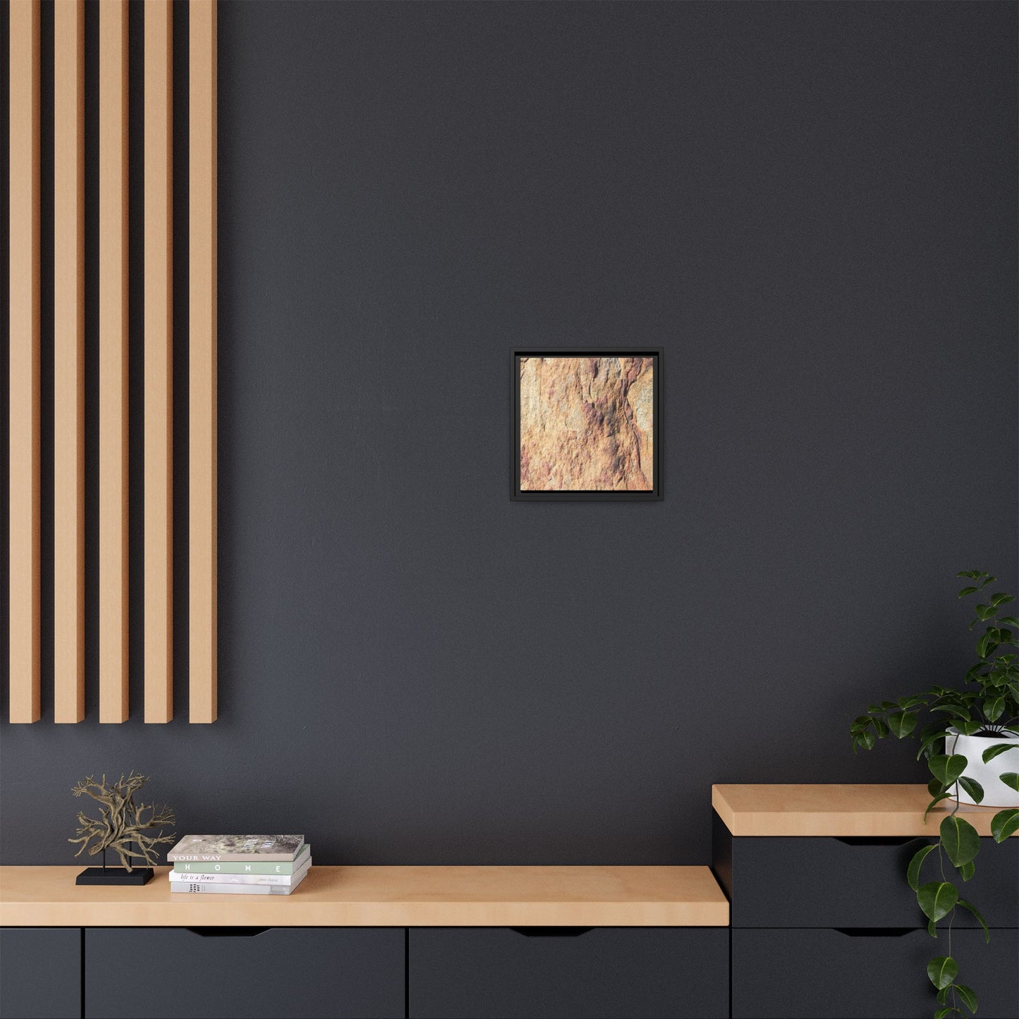 Fractal Stone - Unique Stretched Canvas Wall Art