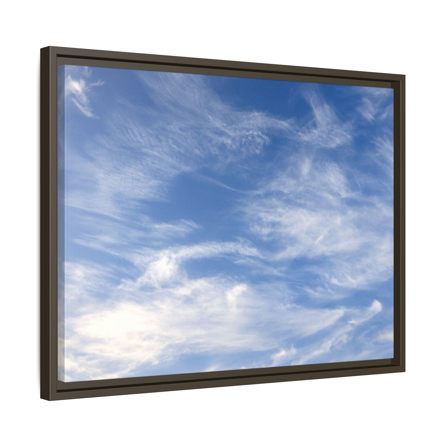 Ethereal Blue Tapestry - Unique Stretched Canvas Wall Art