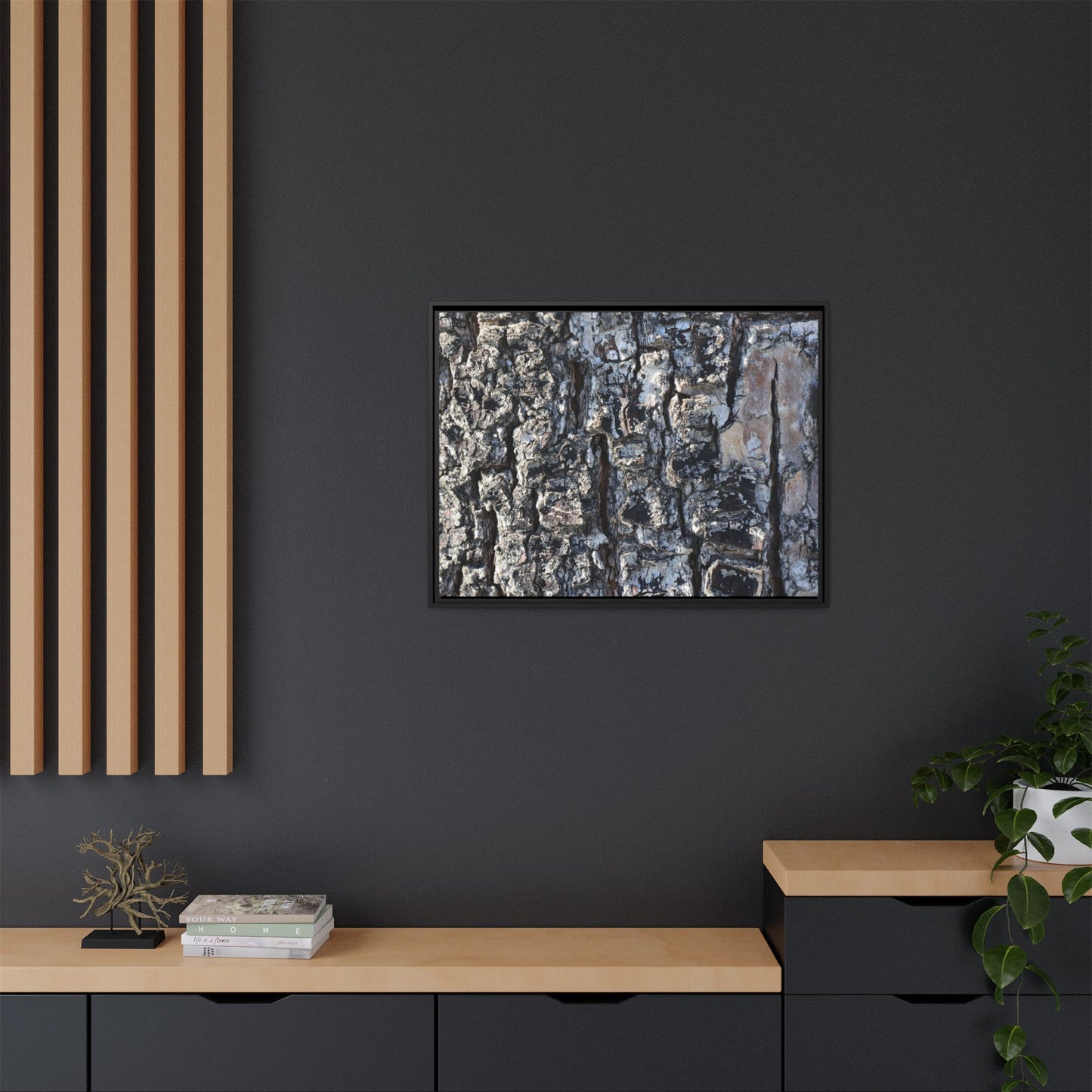 The Bark Chronicles - Unique Stretched Canvas Wall Art