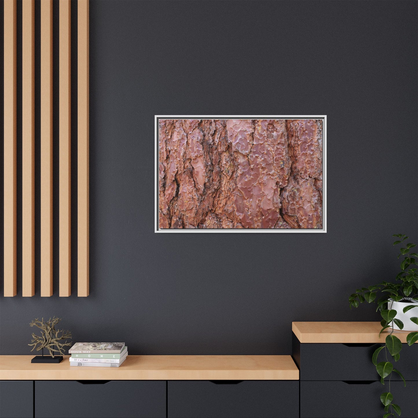 Russet Ridges - Unique Stretched Canvas Wall Art
