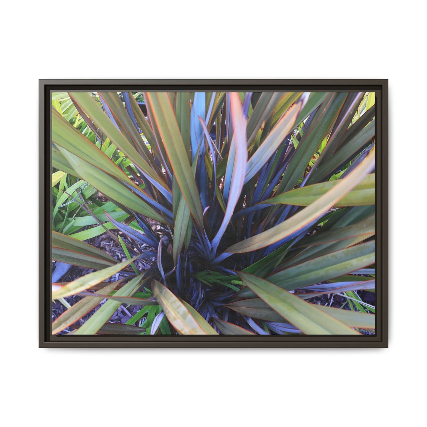 Radiant Leaves - Unique Stretched Canvas Wall Art