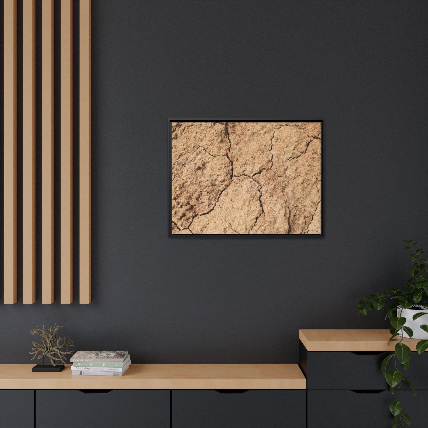 Parched Land - Unique Stretched Canvas Wall Art