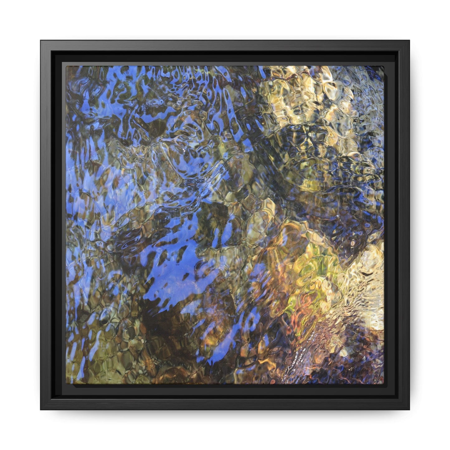 Aquatic Kaleidoscope - Unique Stretched Canvas Wall Art