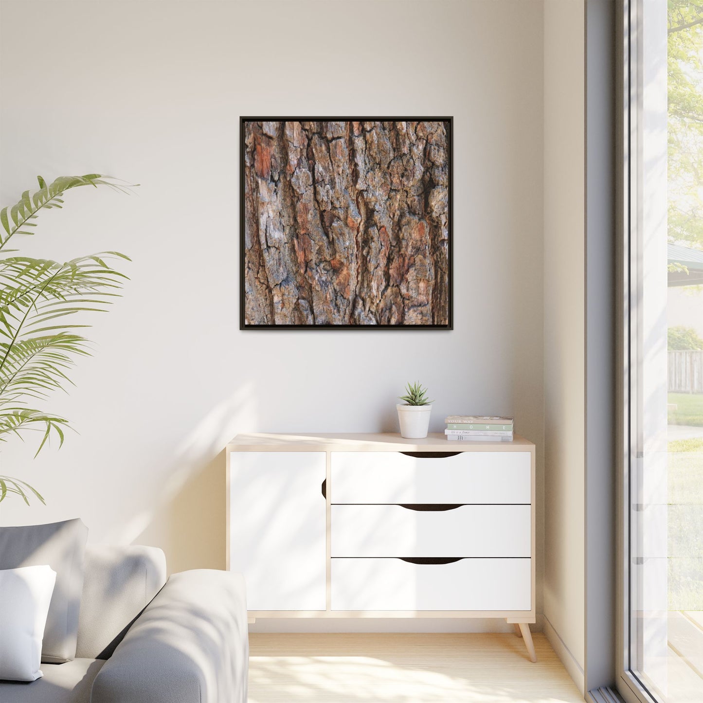 Tree's Timeworn Tale - Unique Stretched Canvas Wall Art
