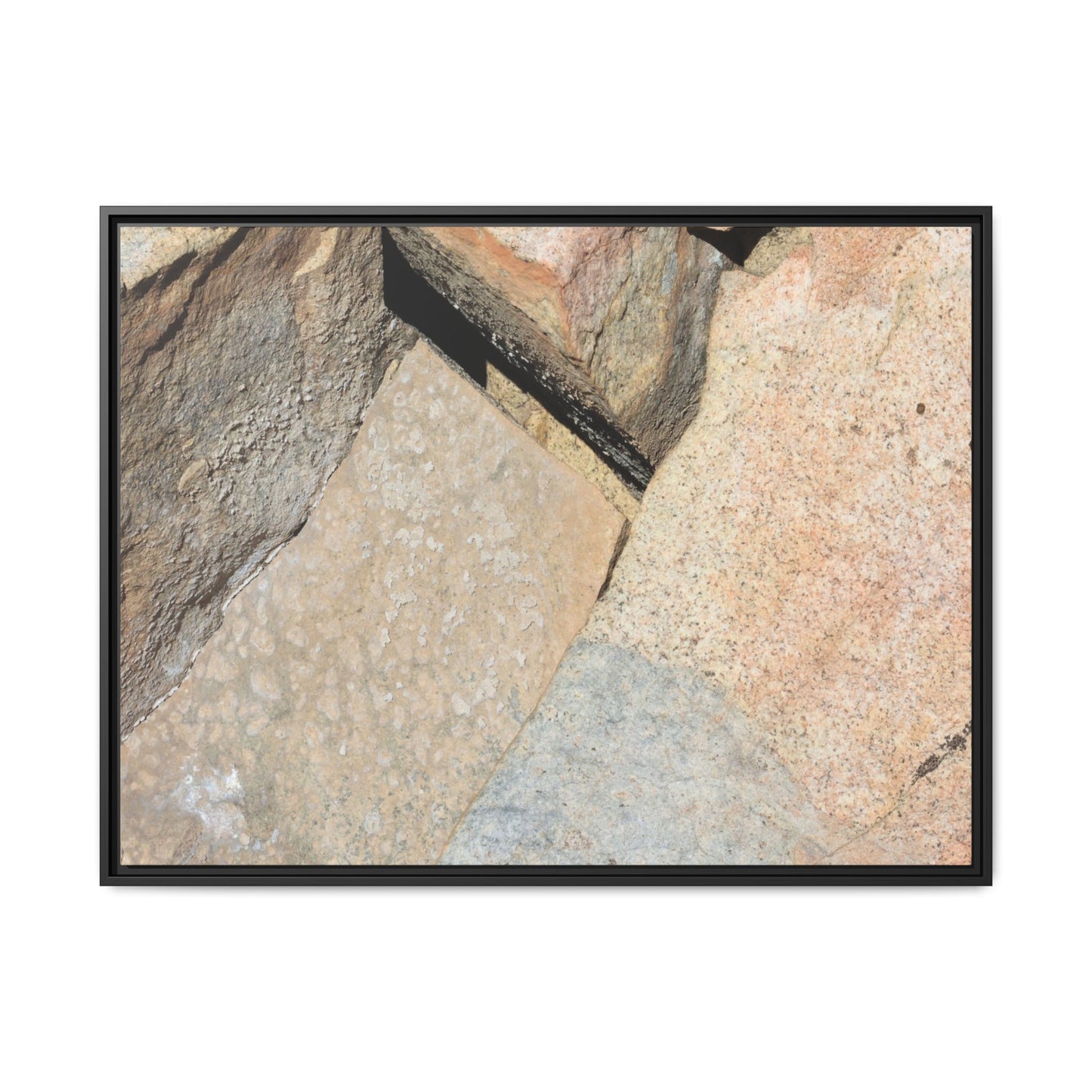 Rock Fragment - Unique Stretched Canvas Wall Art