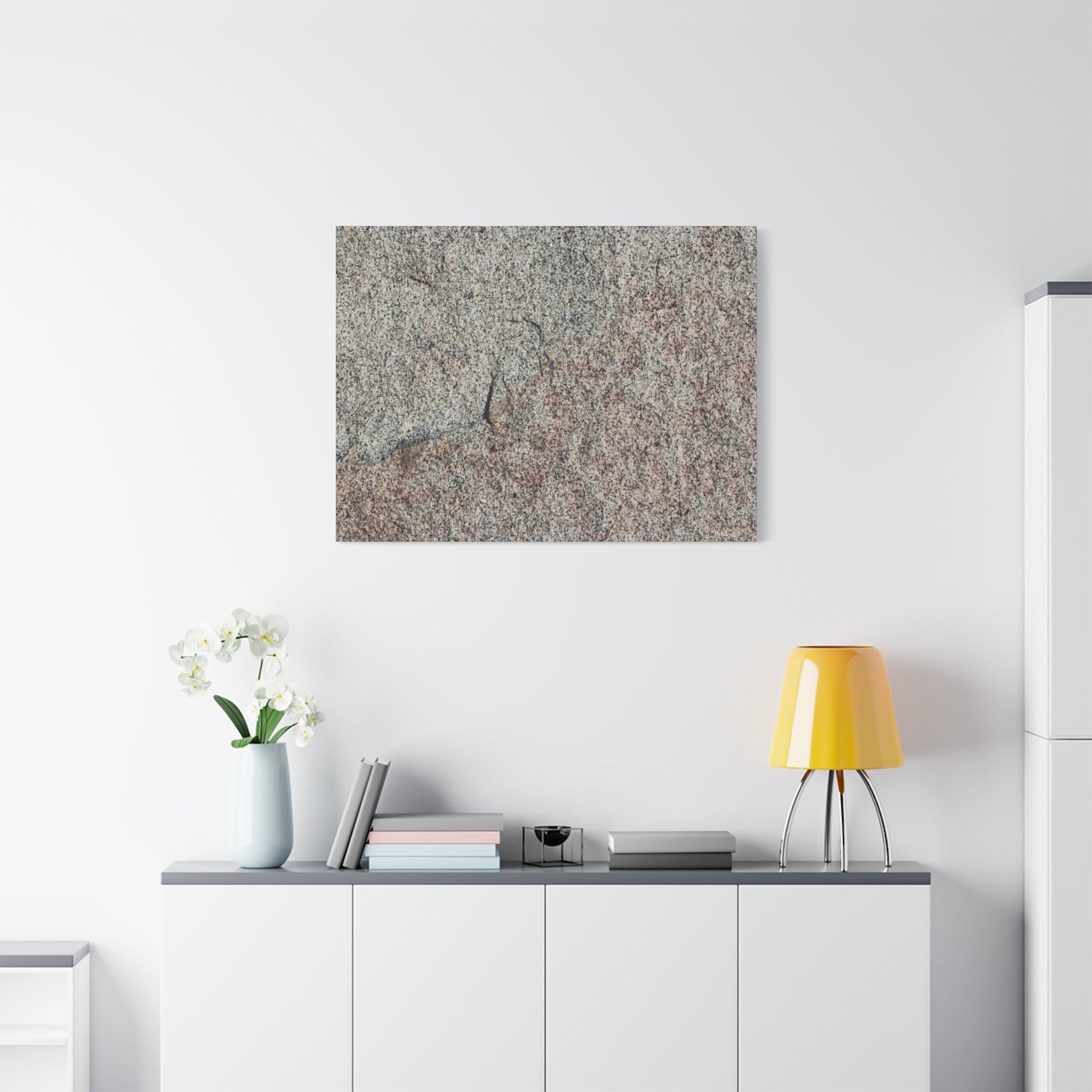 Tectonic Murmur - Unique Frameless Canvas Wall Art