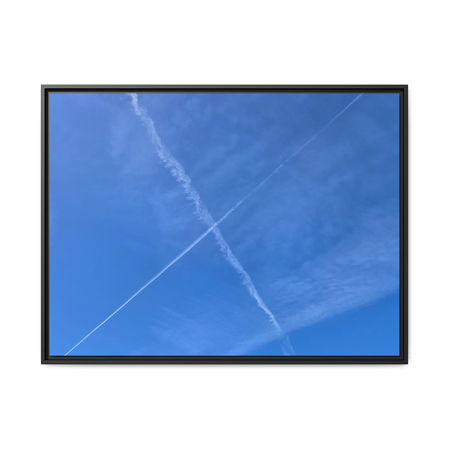 Sky Crossroads - Unique Stretched Canvas Wall Art