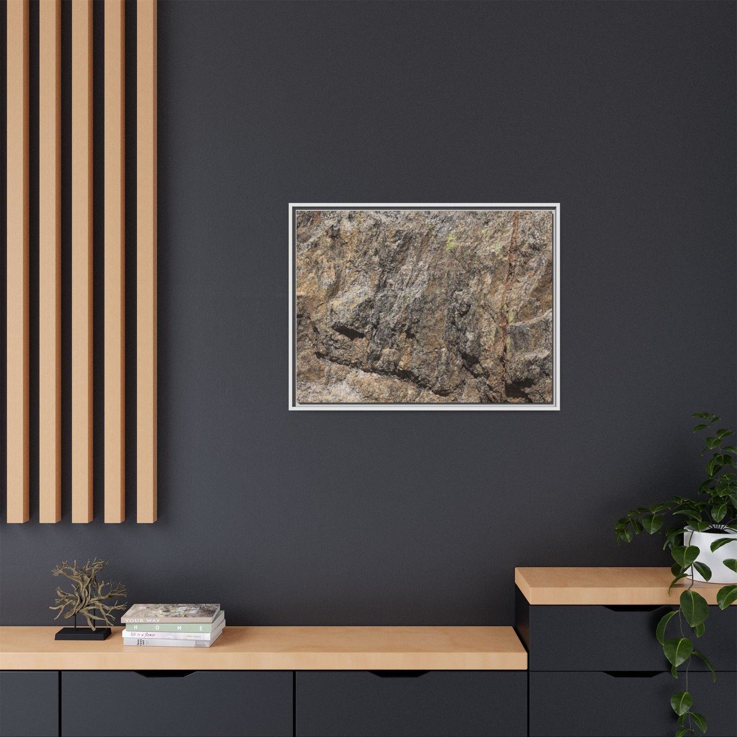 Weathered Time - Unique Stretched Canvas Wall Art