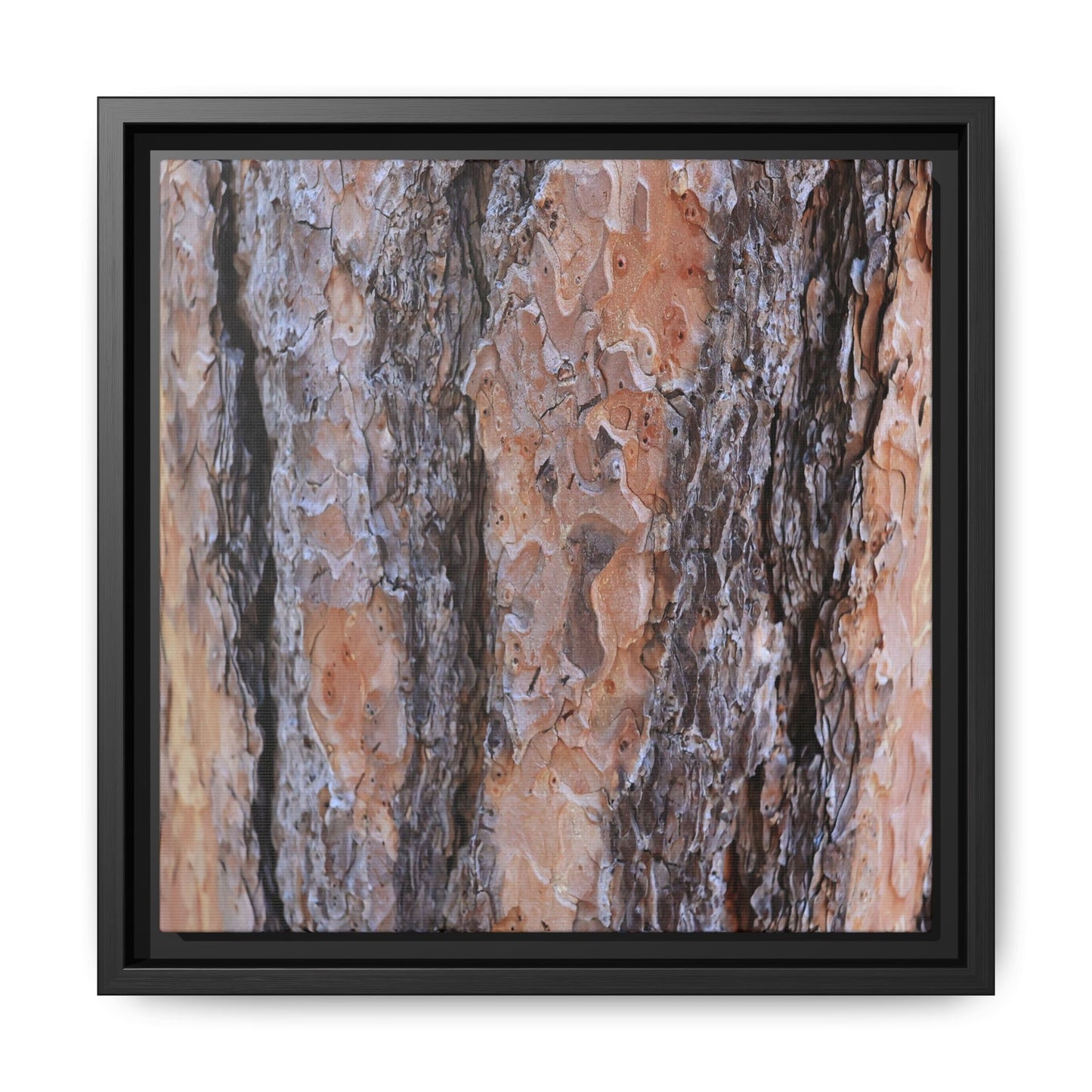 Earthy Embrace - Unique Stretched Canvas Wall Art