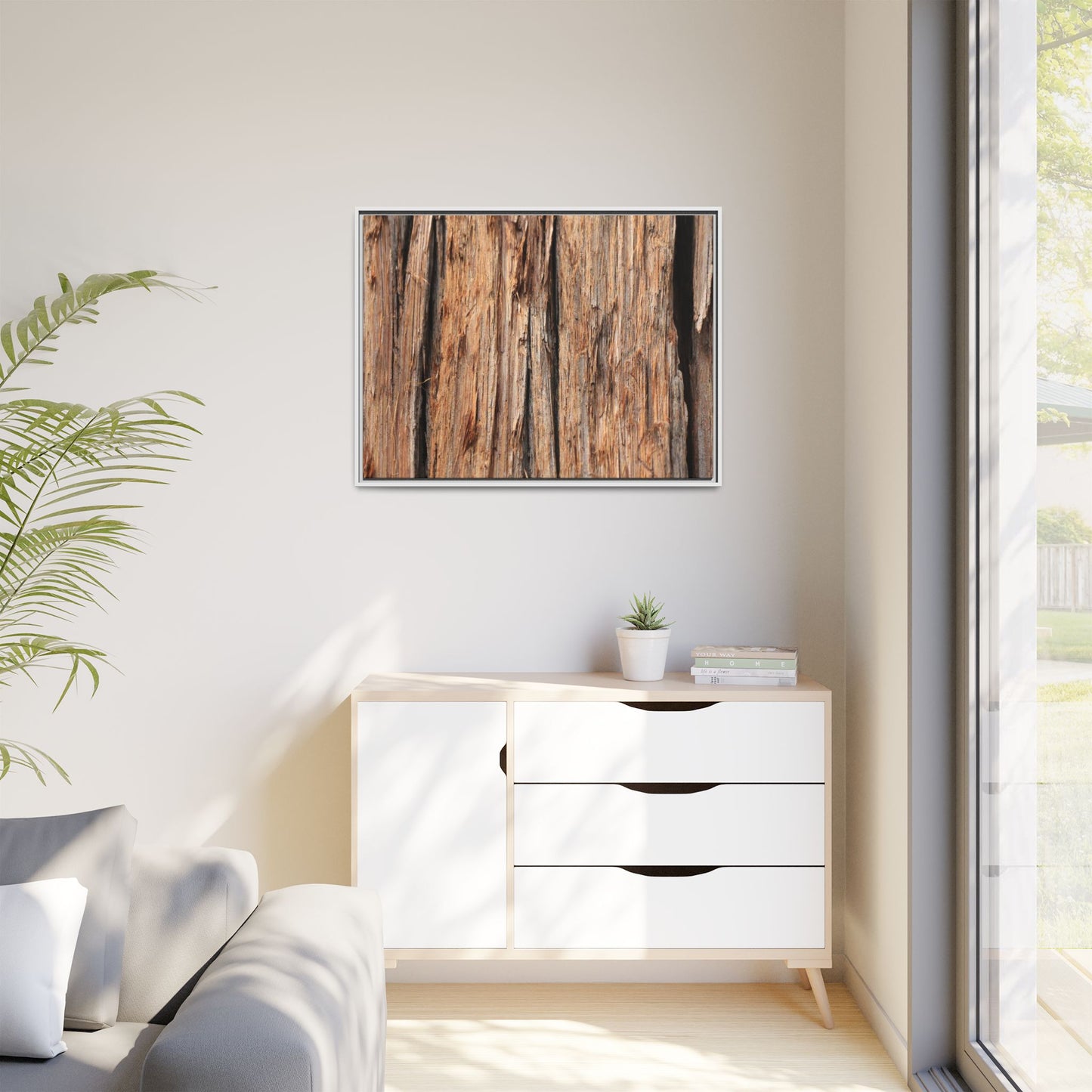 Timber Echoes - Unique Stretched Canvas Wall Art