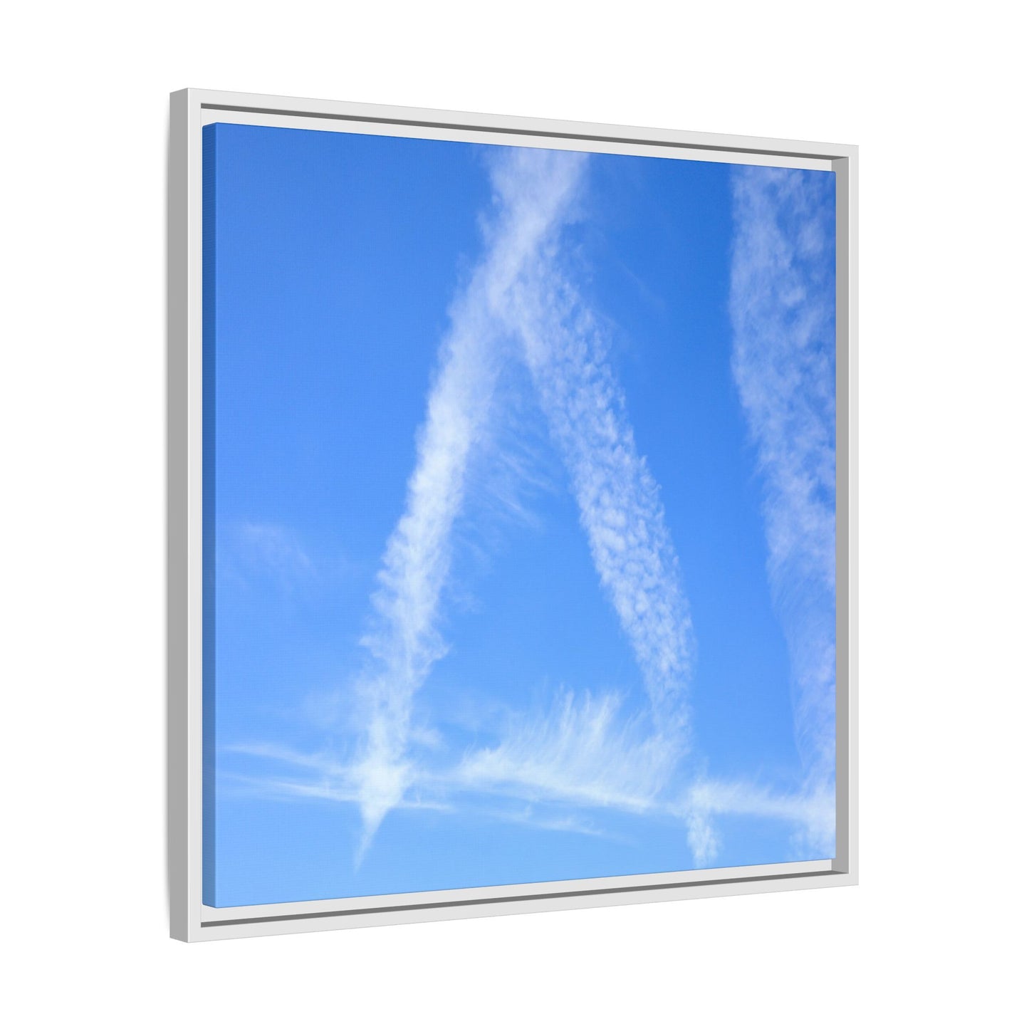 Skyward Whispers - Unique Stretched Canvas Wall Art