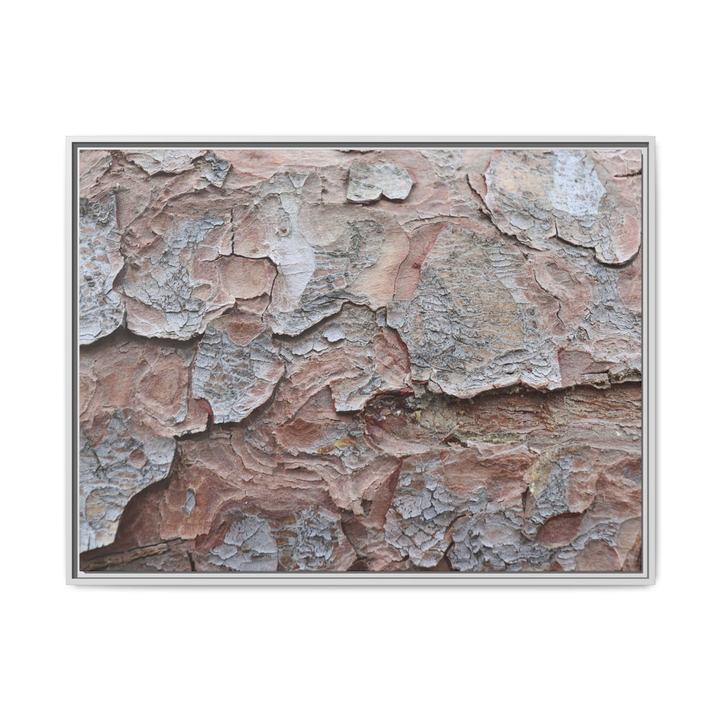 Flaking Serenity - Unique Stretched Canvas Wall Art