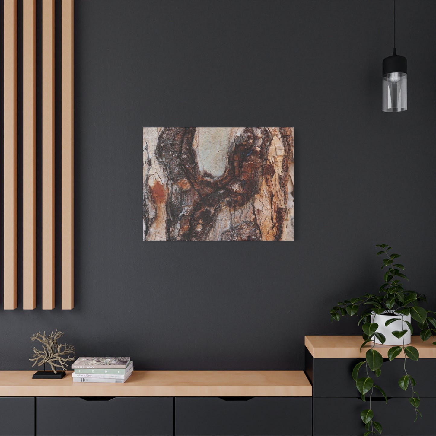 Arboreal Echoes - Unique Frameless Canvas Wall Art