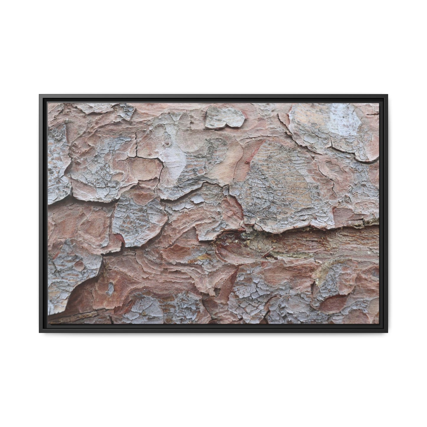 Flaking Serenity - Unique Stretched Canvas Wall Art