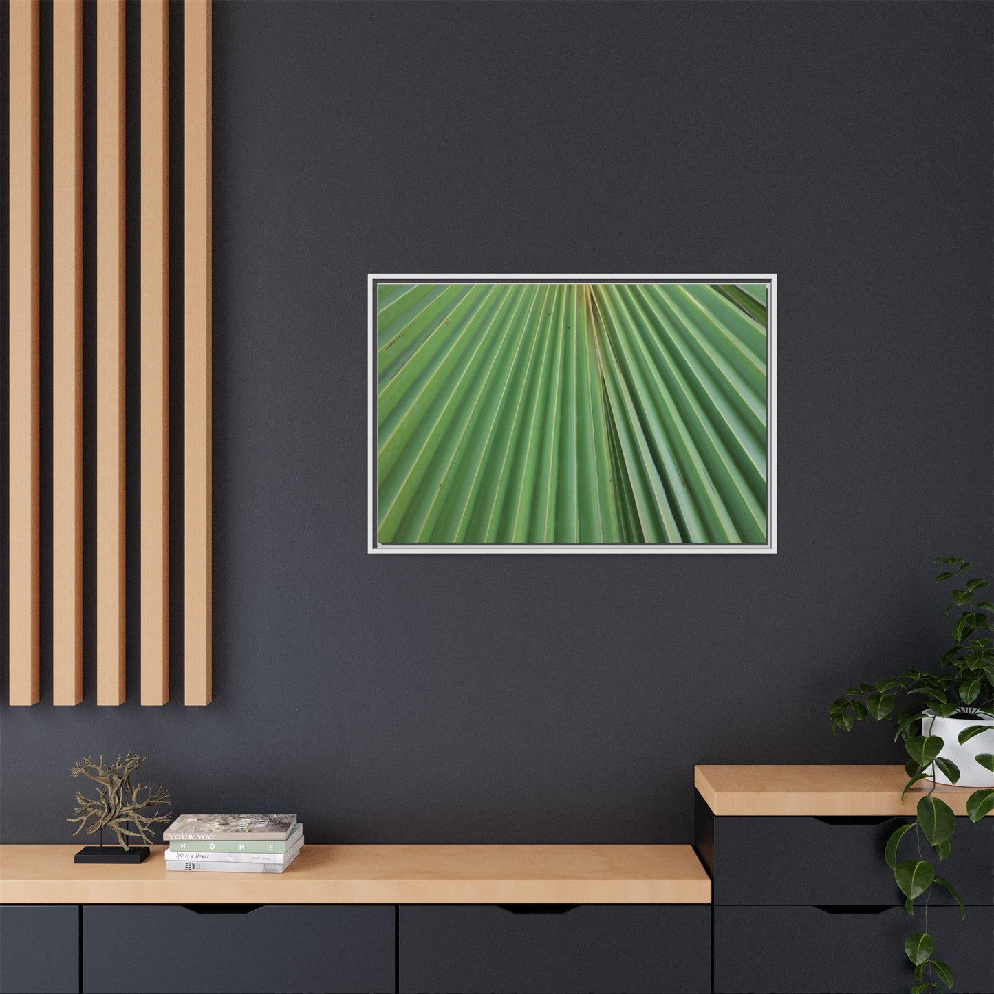 Verdant Veins - Unique Stretched Canvas Wall Art