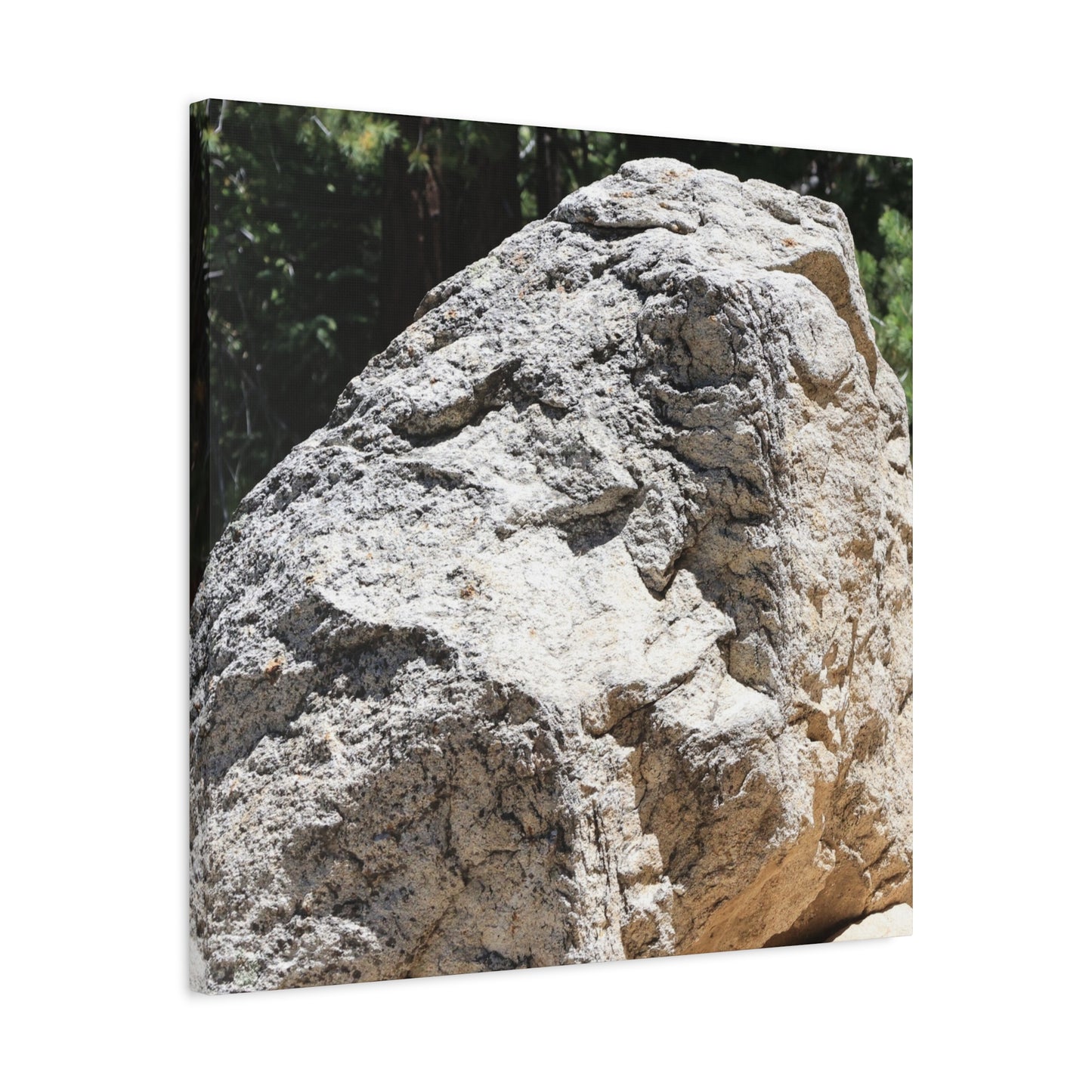 Stone of Solitude - Unique Frameless Canvas Wall Art