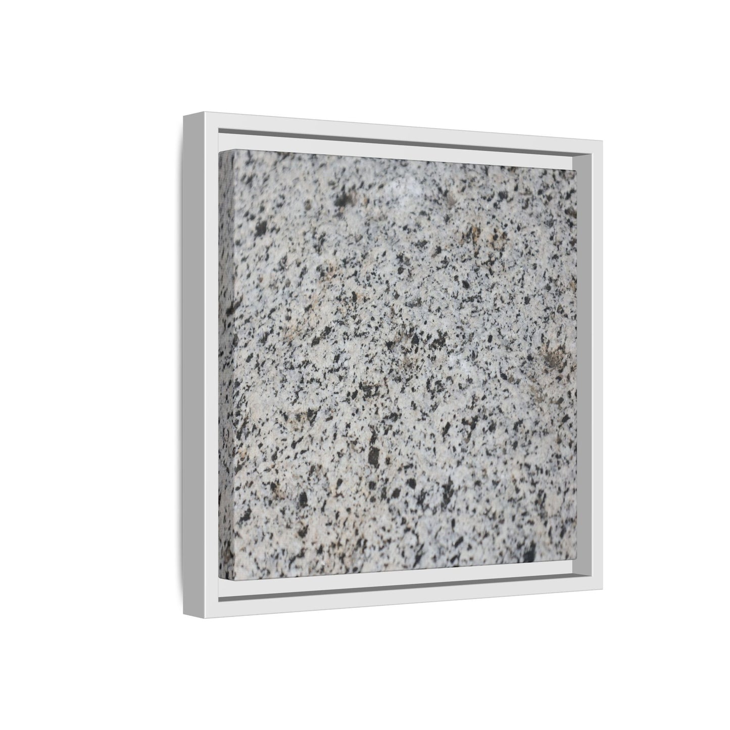 Monochrome Mosaic - Unique Stretched Canvas Wall Art