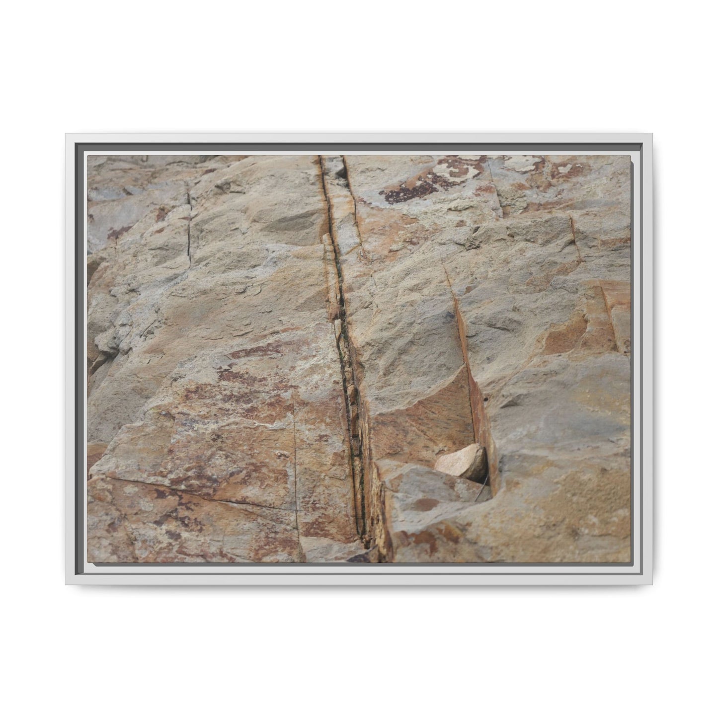 Sedimentary Symphony - Unique Stretched Canvas Wall Art