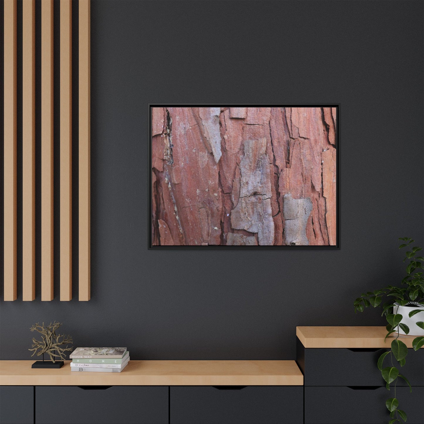 Peeling Bark - Unique Stretched Canvas Wall Art