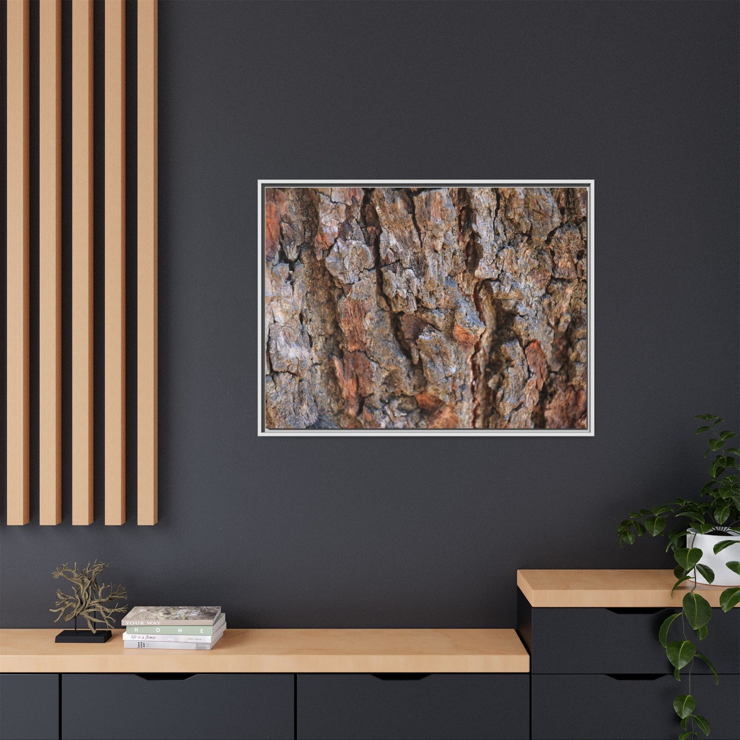 Craggy Textures - Unique Stretched Canvas Wall Art