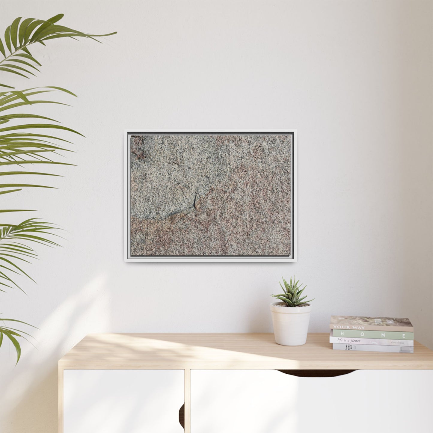 Fissured Stone - Unique Stretched Canvas Wall Art