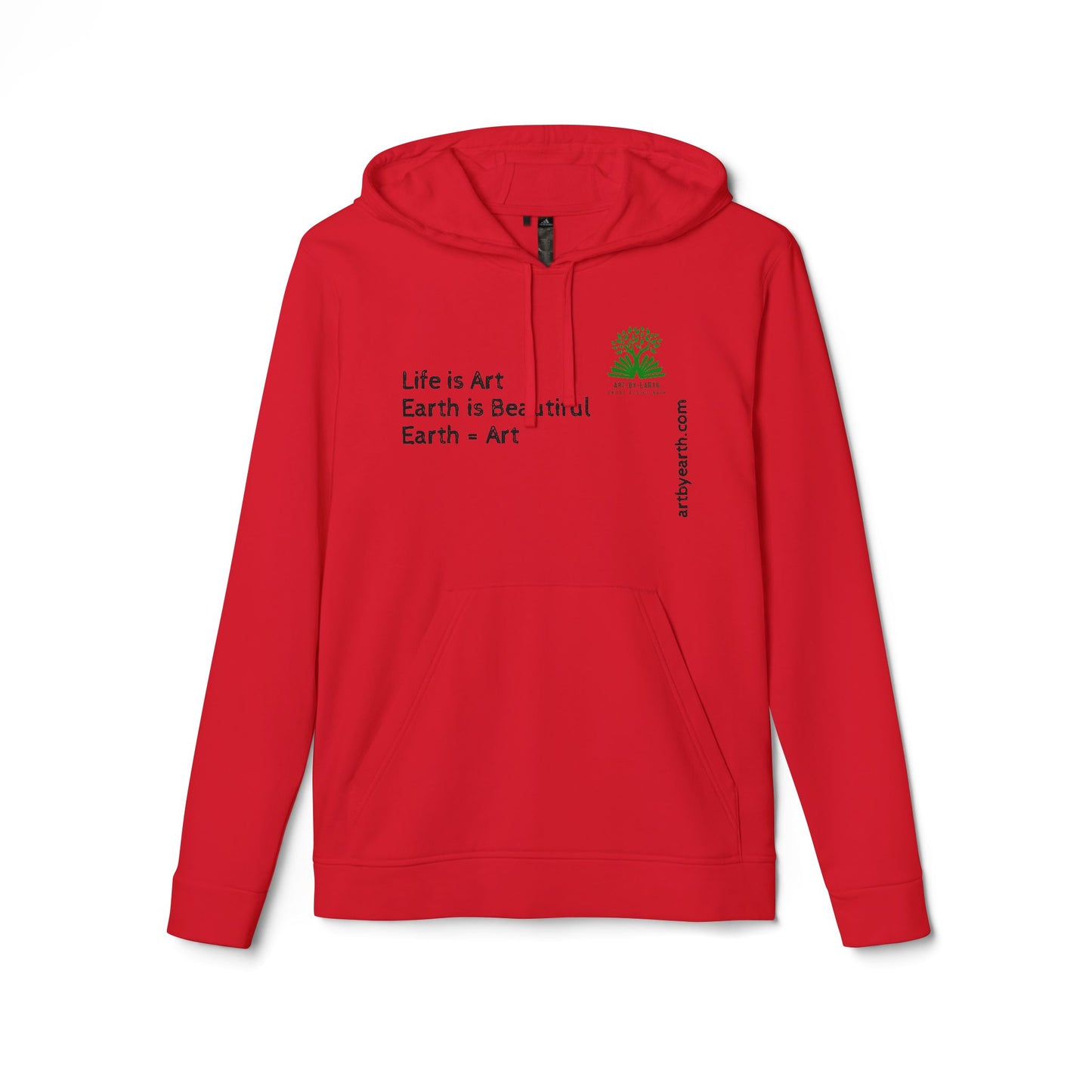 Z - ART BY EARTH HOODIE - adidas Unisex Fleece Hoodie