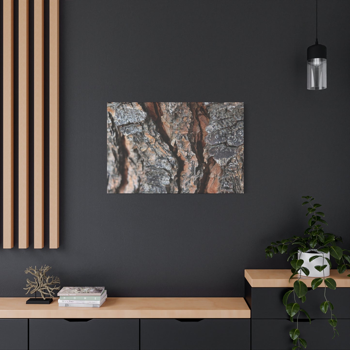 Rough Whispers - Unique Frameless Canvas Wall Art
