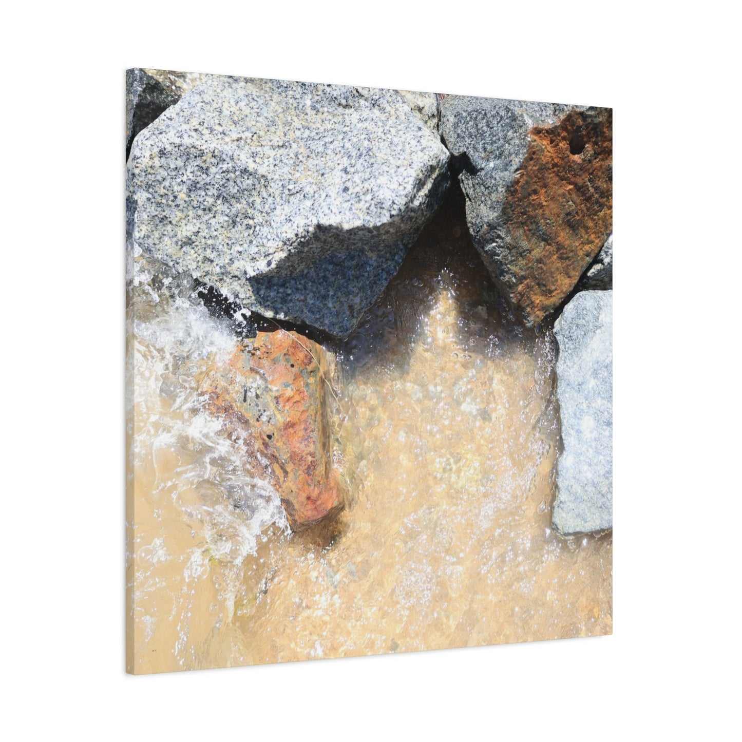 Rocky Embrace - Unique Frameless Canvas Wall Art