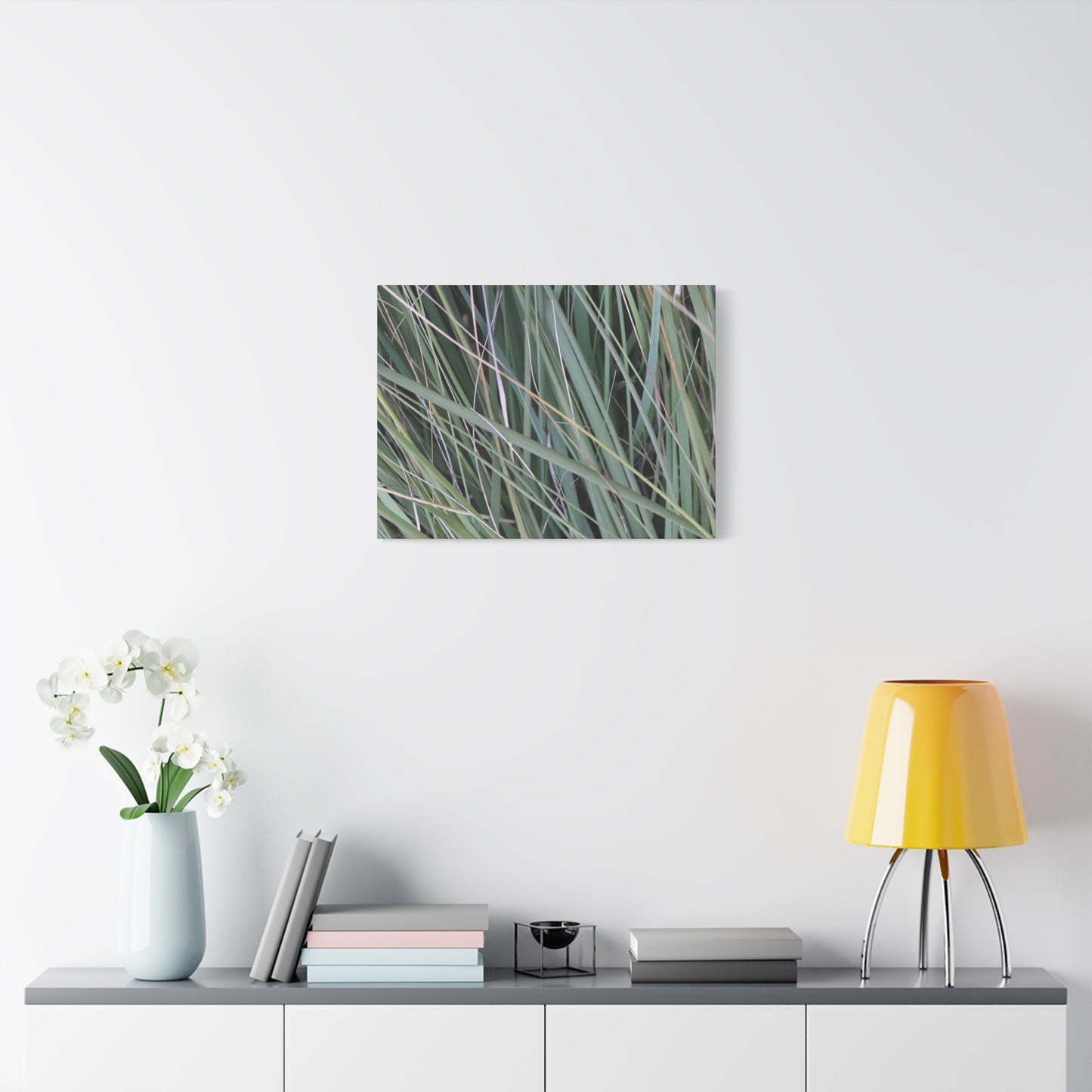 Whispers of Green - Unique Frameless Canvas Wall Art