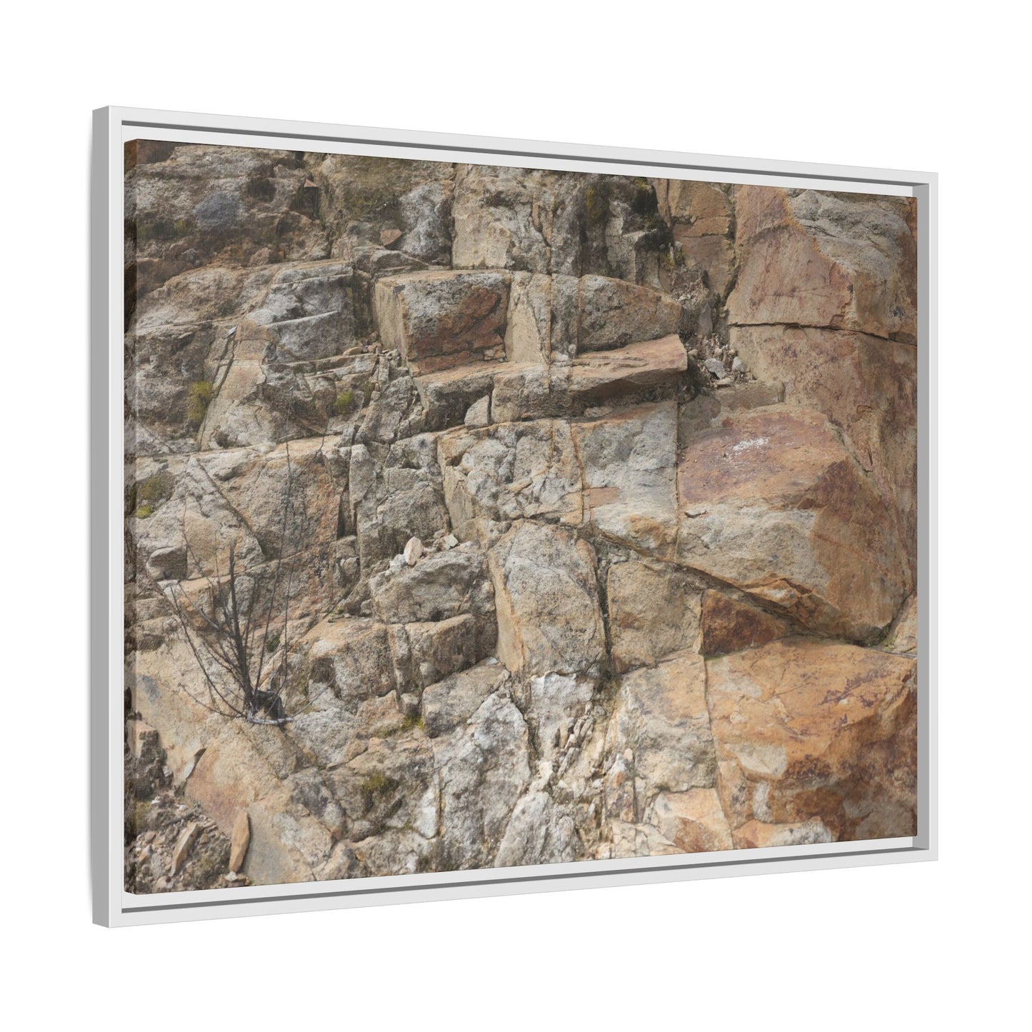 Sandstone Symphony - Unique Stretched Canvas Wall Art
