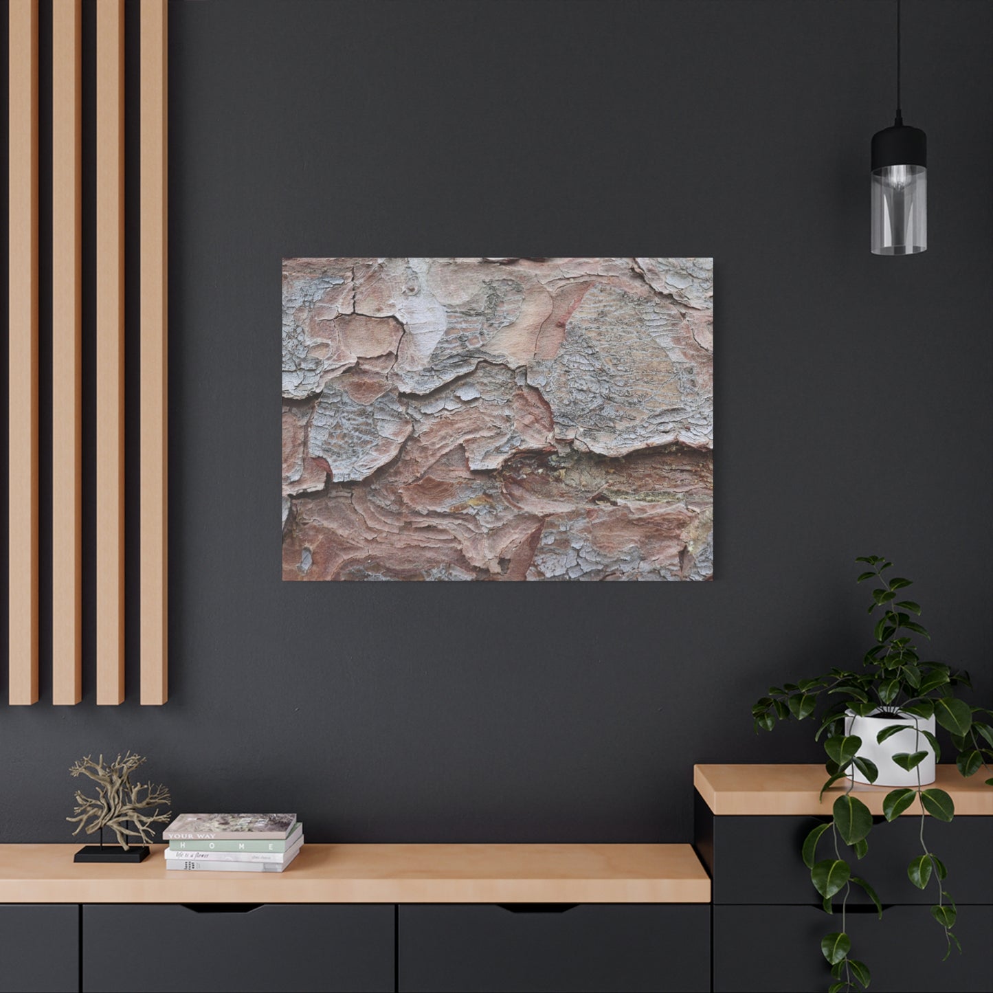 Textural Landscape - Unique Frameless Canvas Wall Art