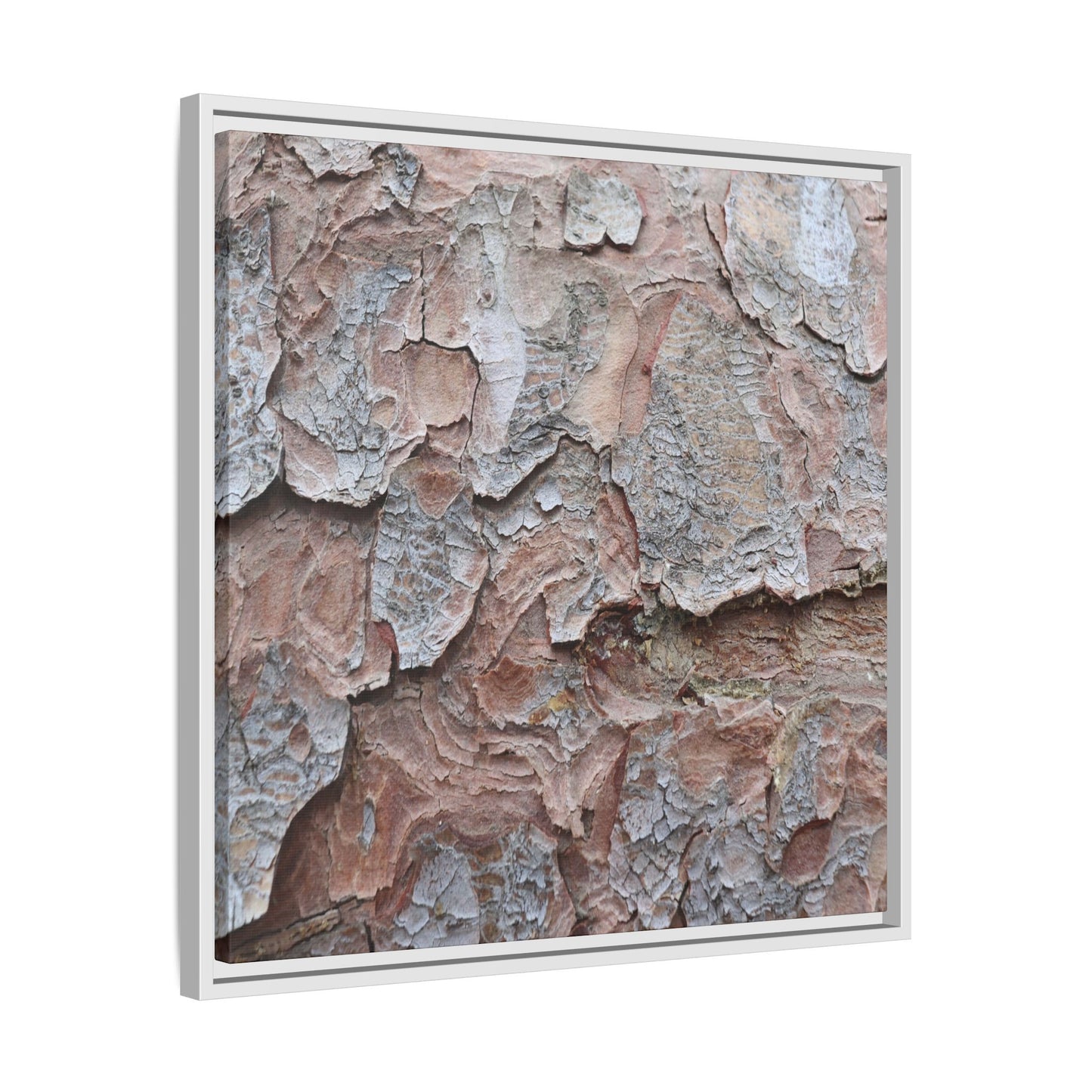 Flaking Serenity - Unique Stretched Canvas Wall Art