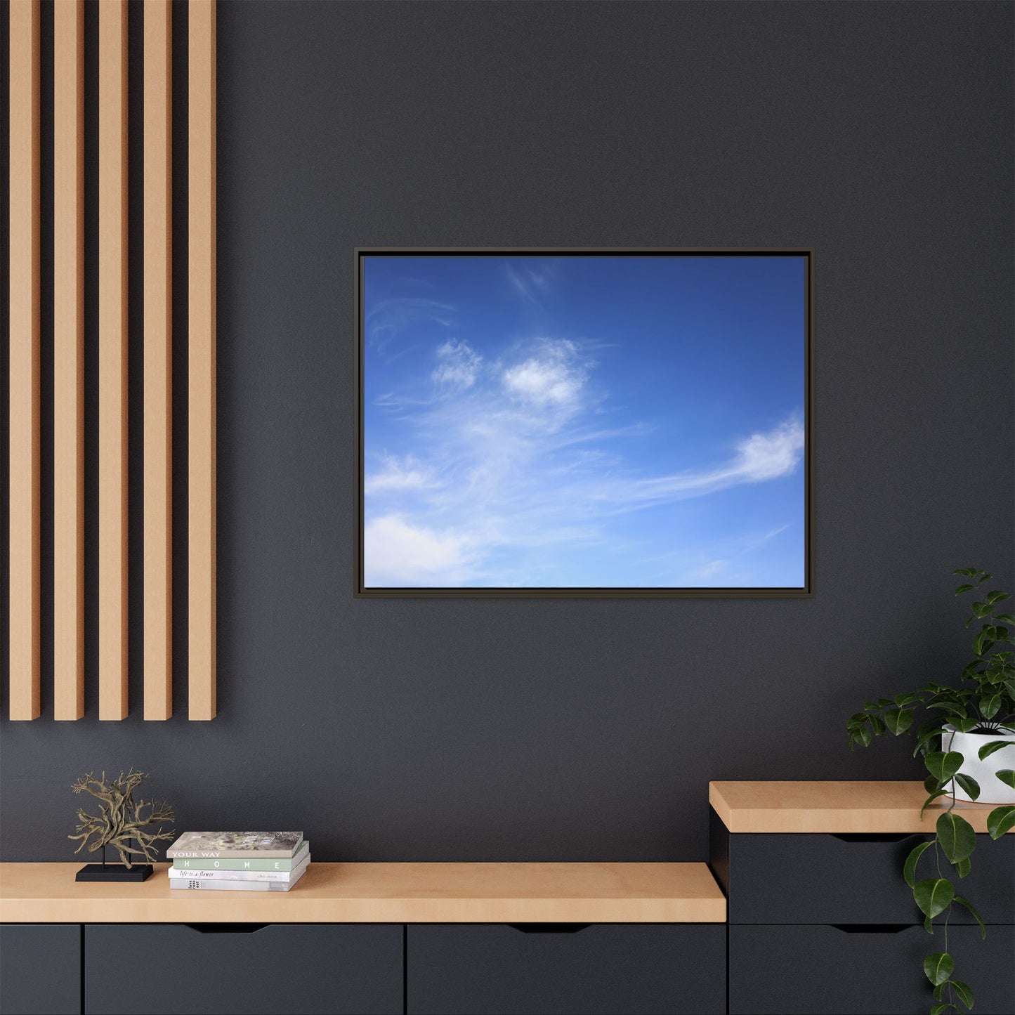 Blue Serenity - Unique Stretched Canvas Wall Art
