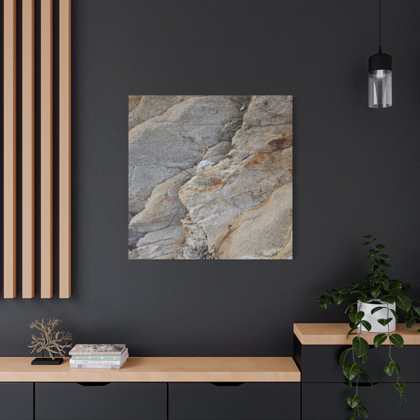 Fractal Earth - Unique Frameless Canvas Wall Art