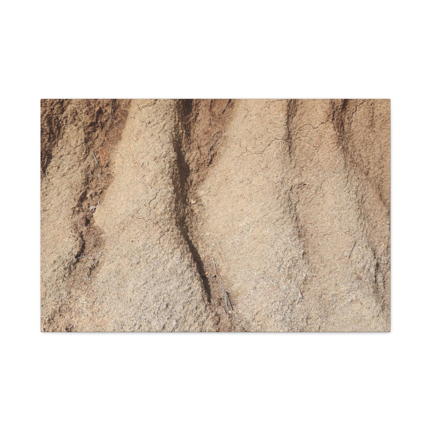 Weathered Earth - Unique Frameless Canvas Wall Art