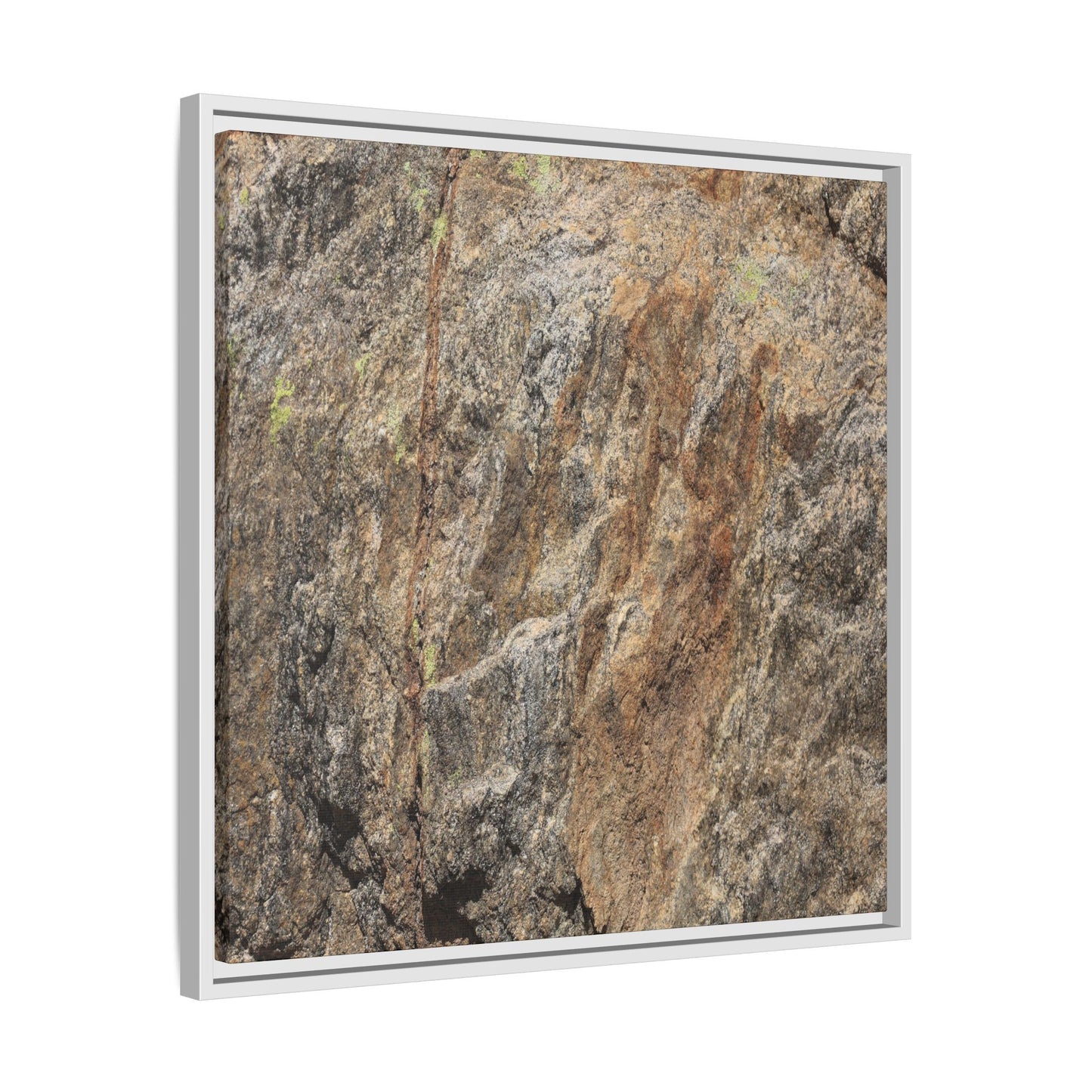 Weathered Rock Formation - Unique Stretched Canvas Wall Art