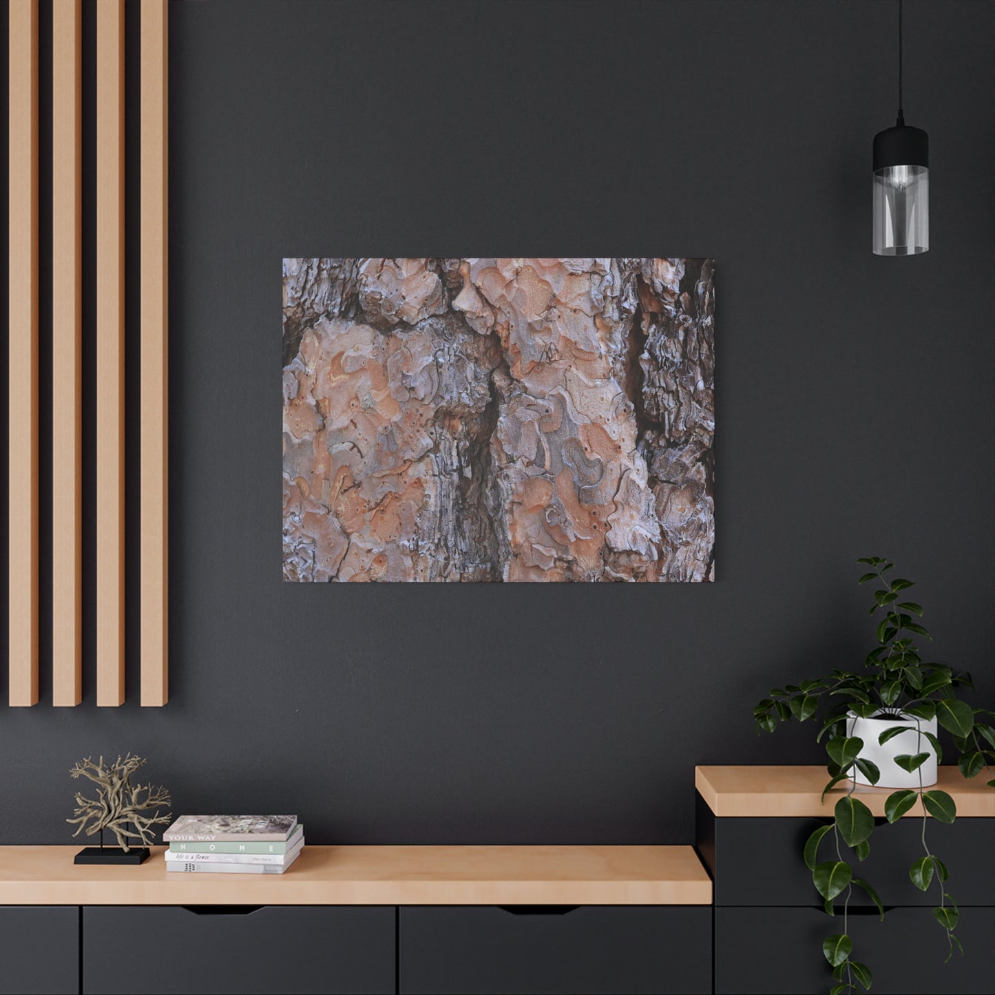 Arboreal Armor - Unique Frameless Canvas Wall Art