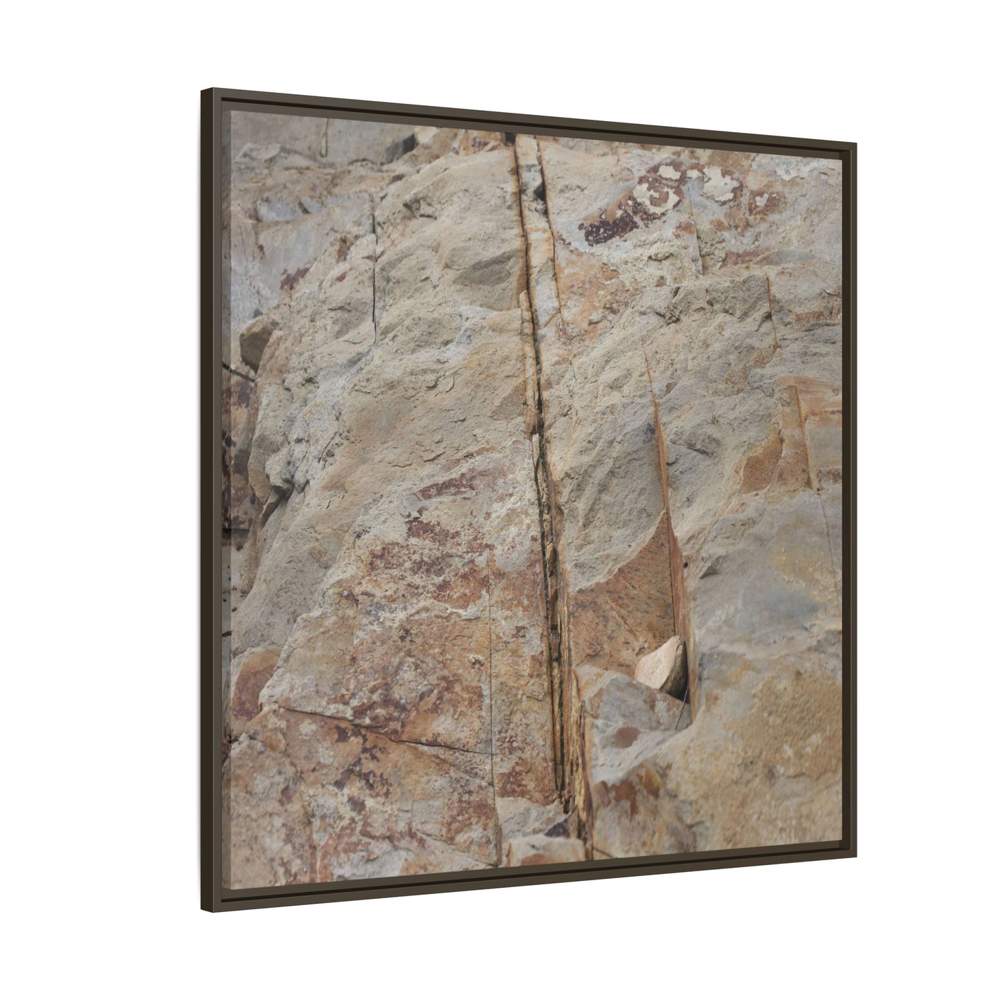 Sedimentary Symphony - Unique Stretched Canvas Wall Art