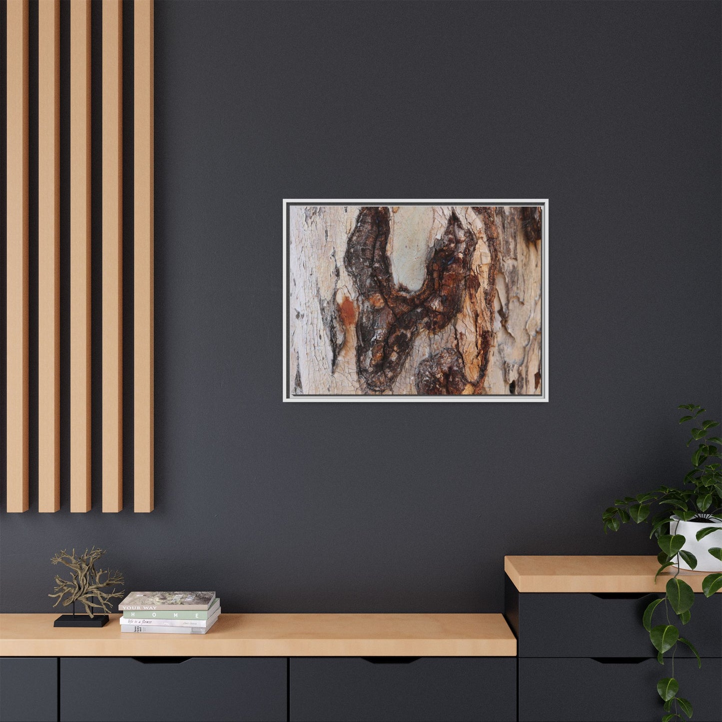 Texture of Time - Unique Stretched Canvas Wall Art