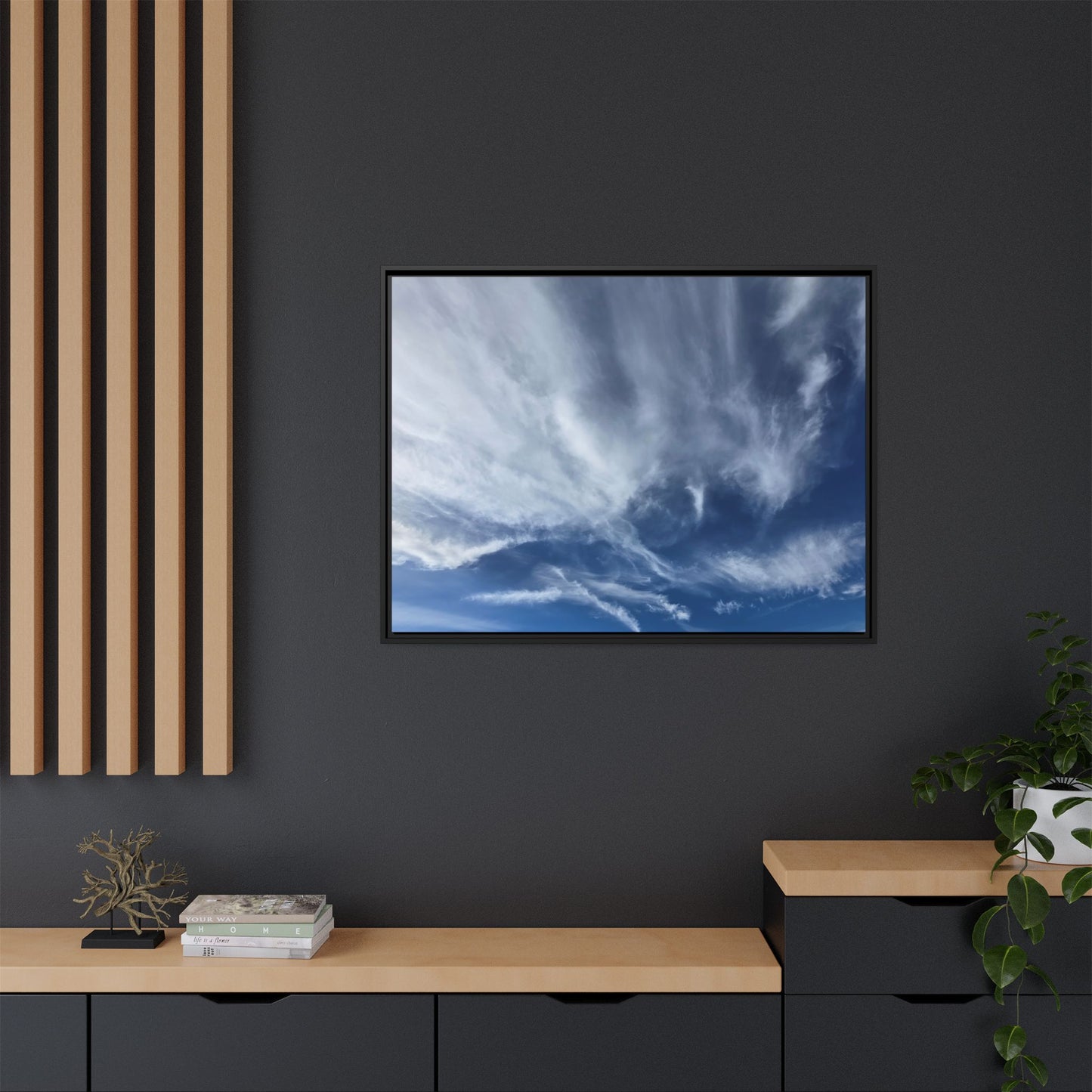 Ethereal Skies - Unique Stretched Canvas Wall Art